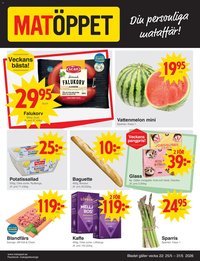 Matöppet erbjudanden