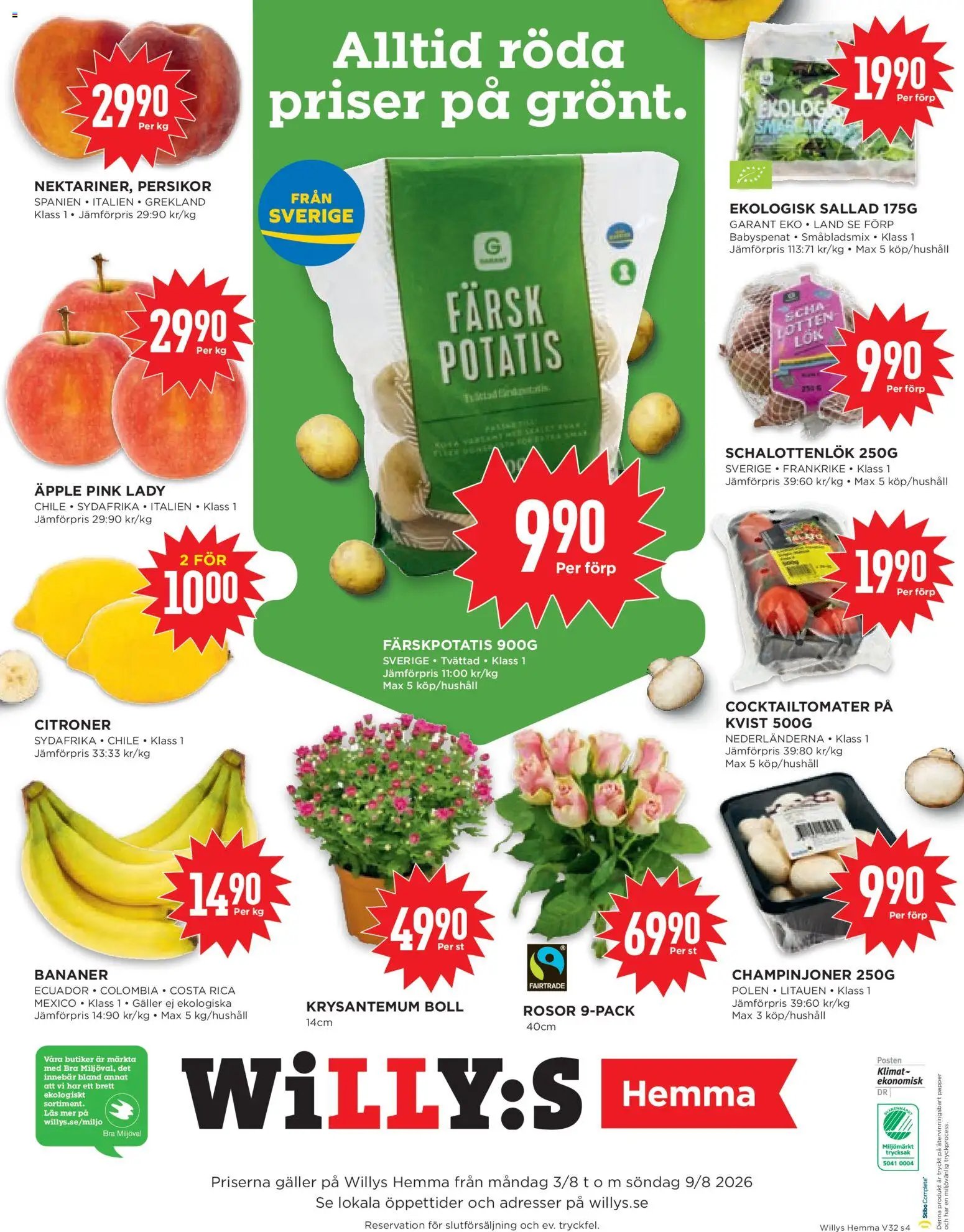 Aktuella reklamblad Willys Hemma