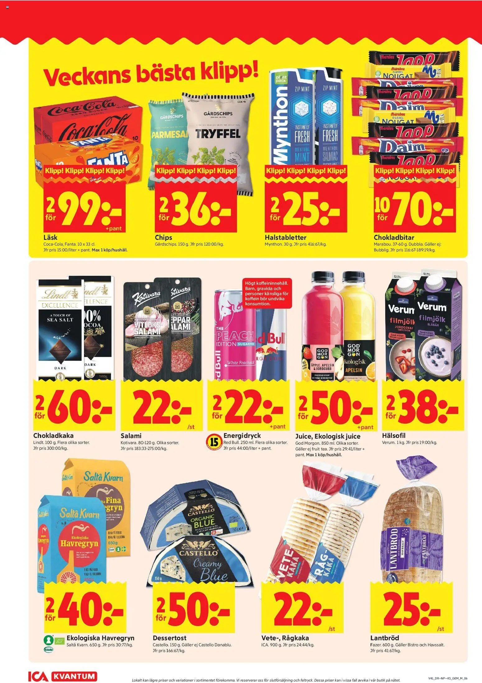 ICA Kvantum erbjudanden