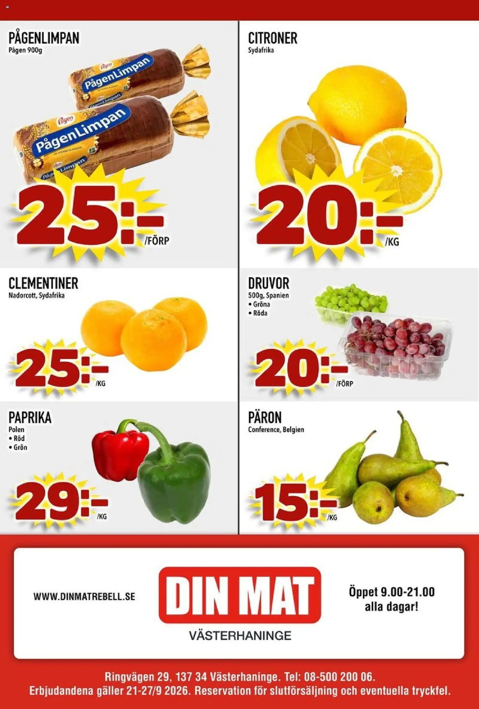 Din Mat erbjudanden