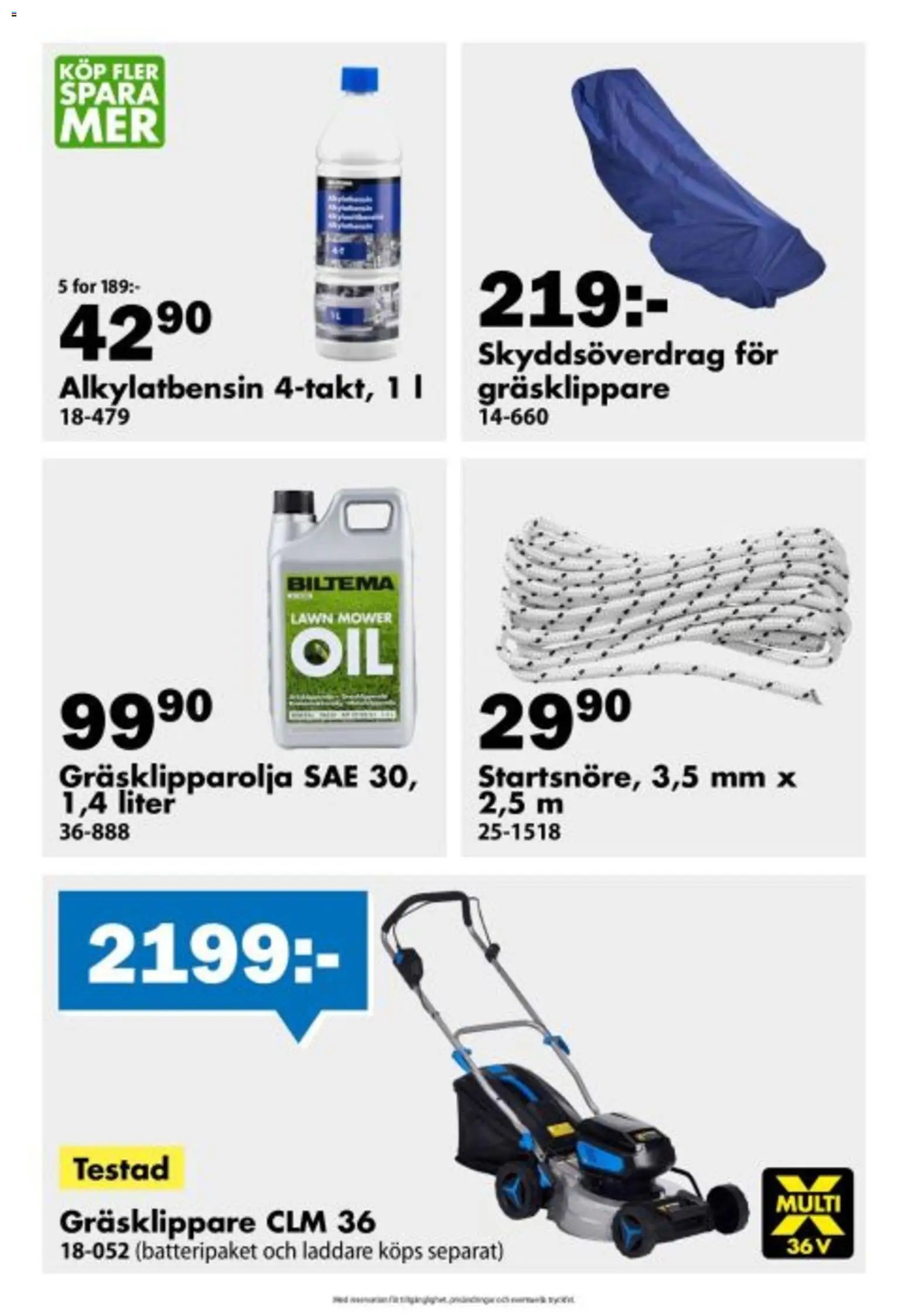 Biltema erbjudanden