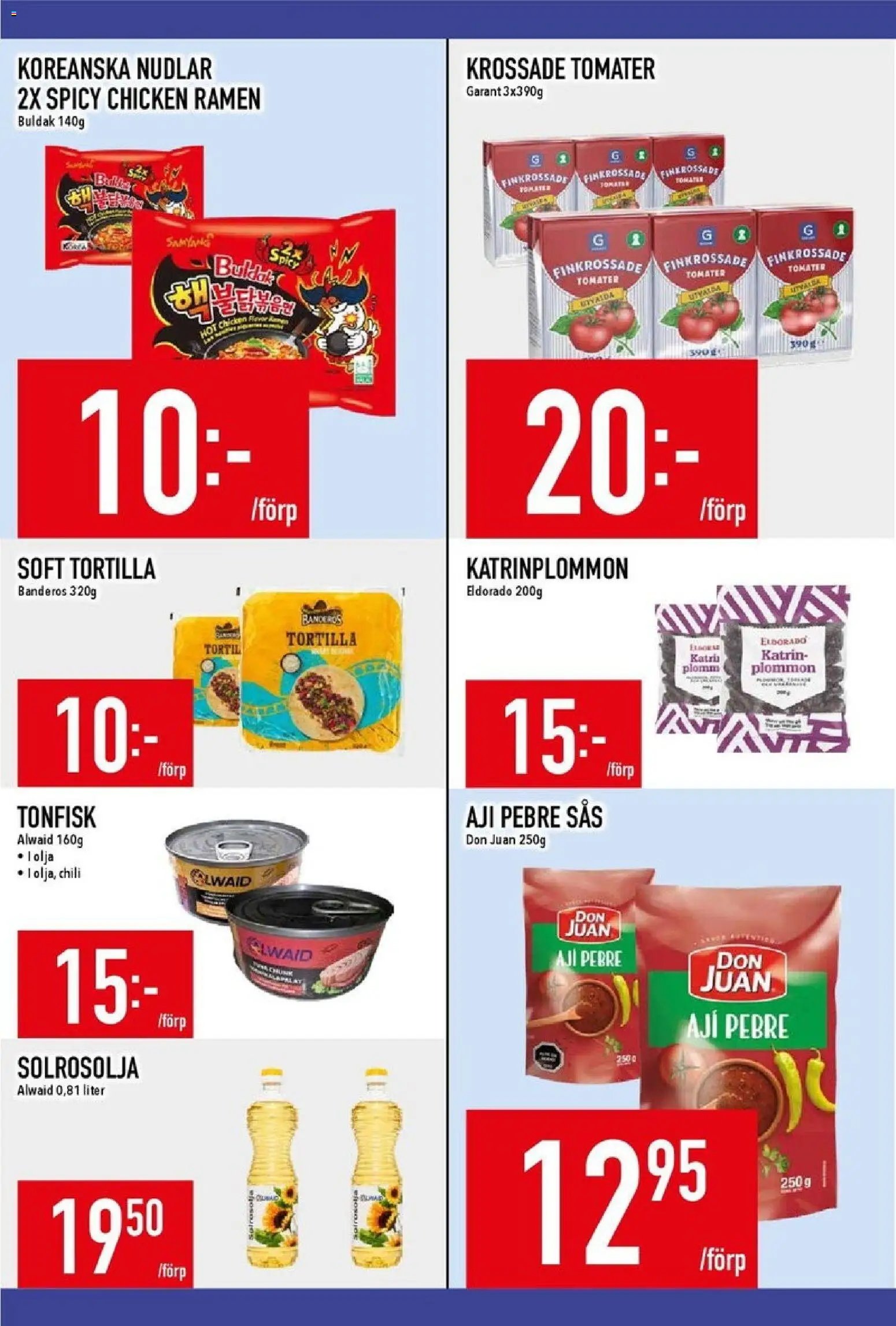 Matdax erbjudanden