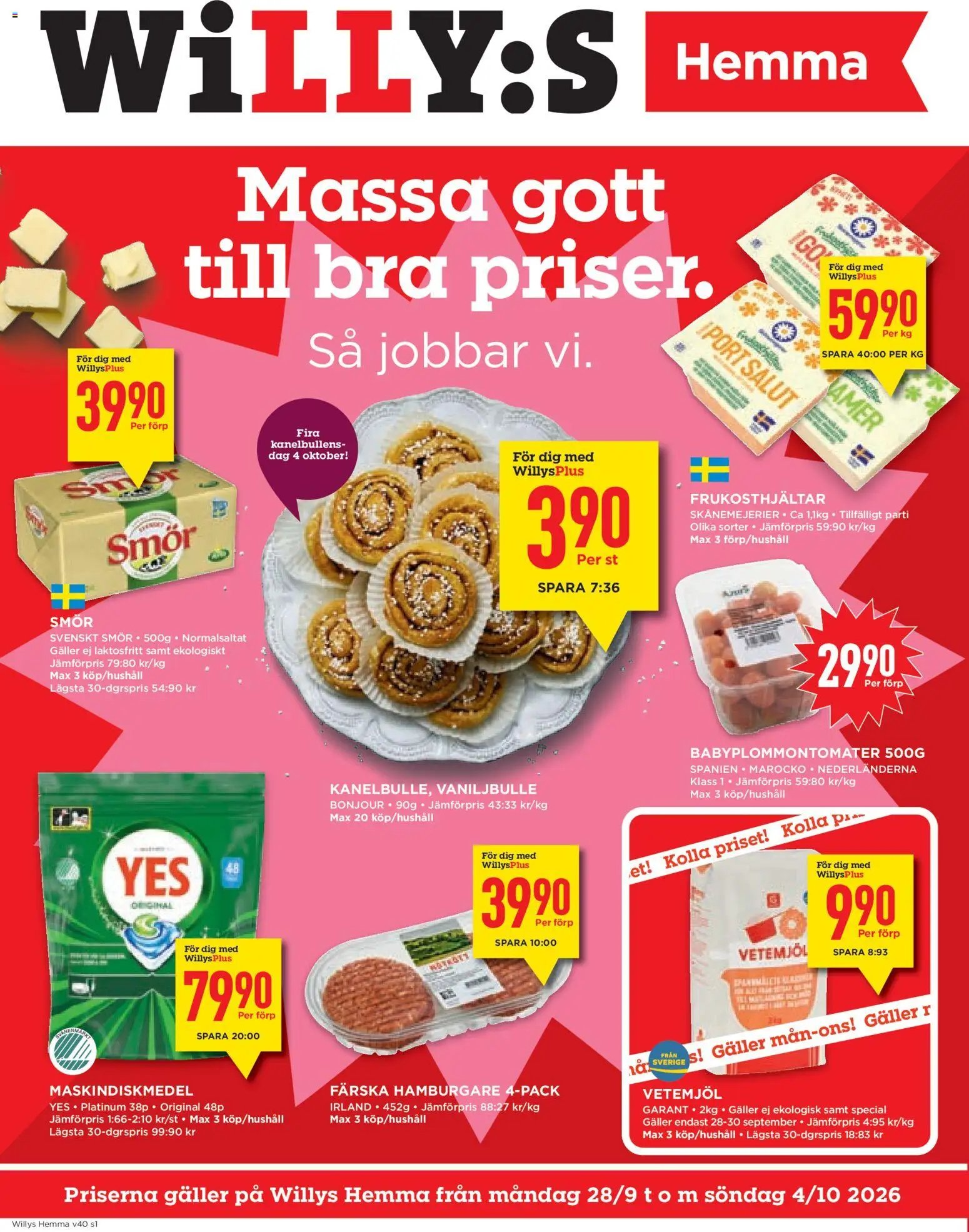 Willys erbjudanden Hemma