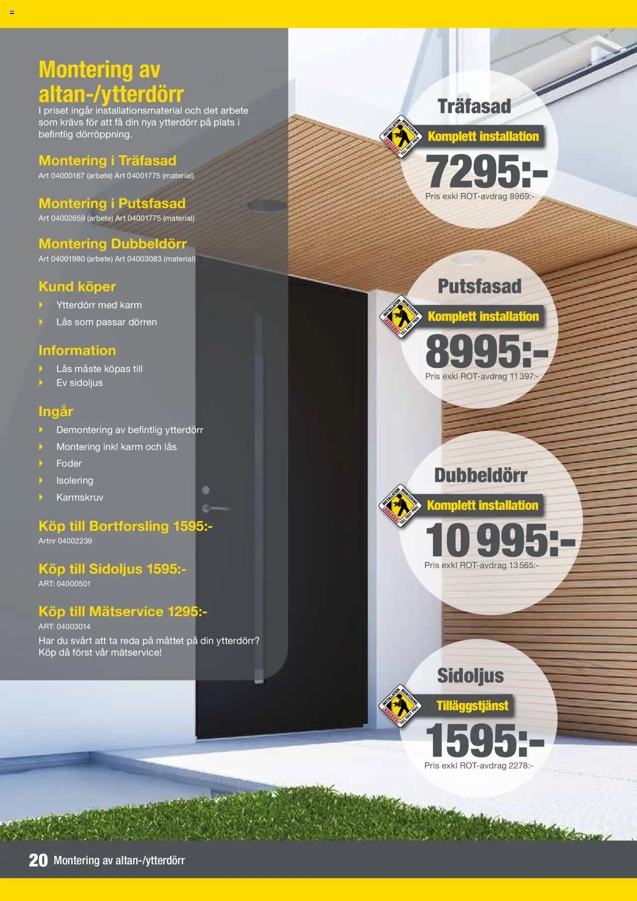 Bauhaus - Katalog Montageservice (2024-02-01 - 2025-12-31)