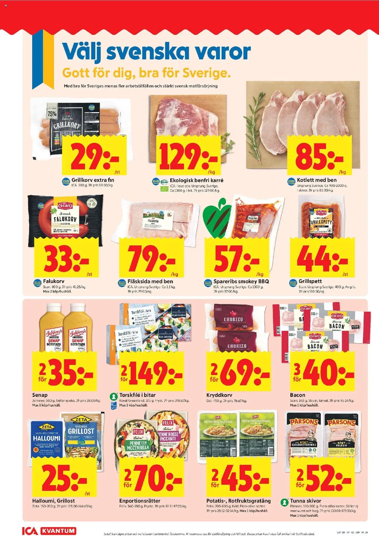 ICA Kvantum erbjudanden