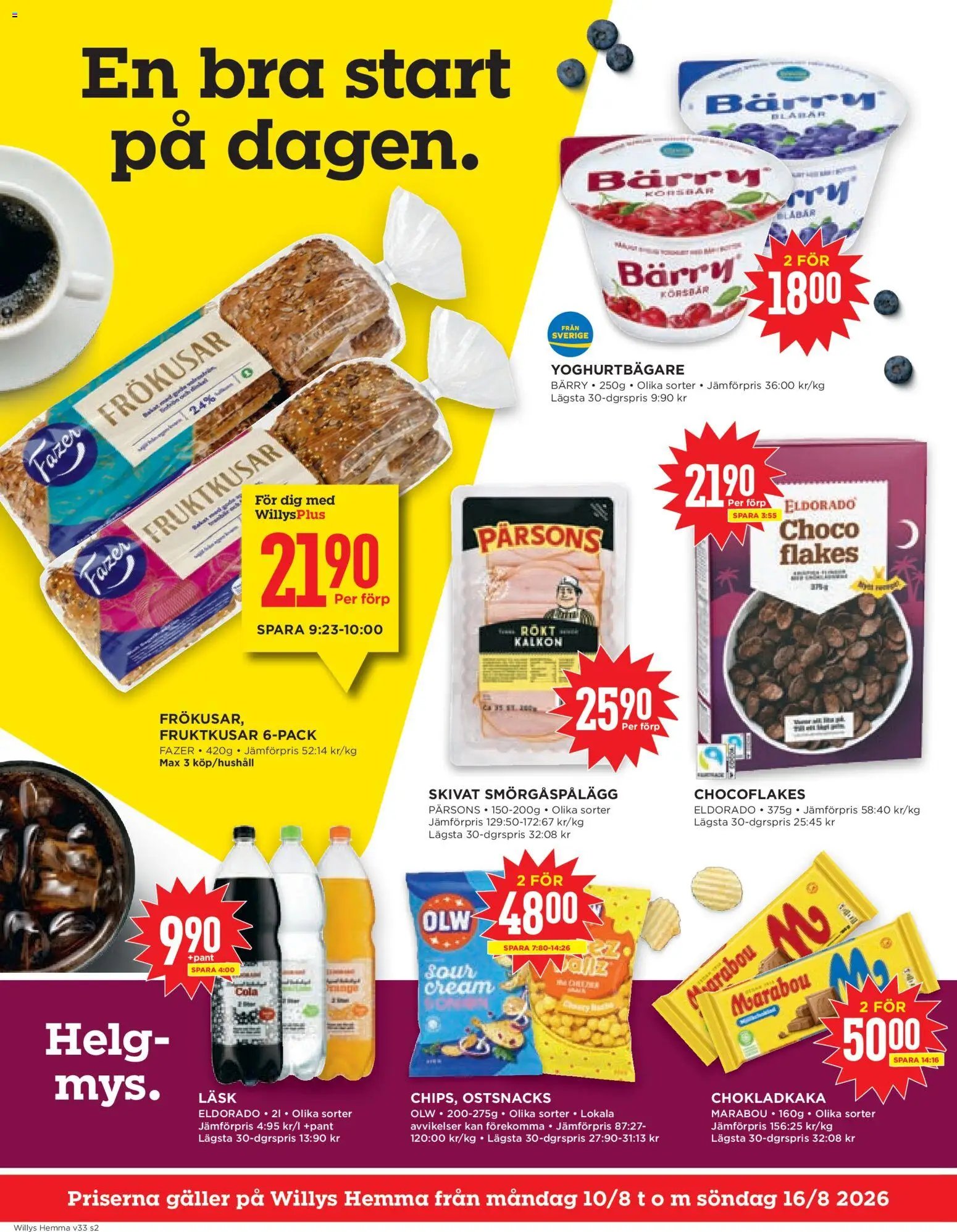 Willys erbjudanden Hemma