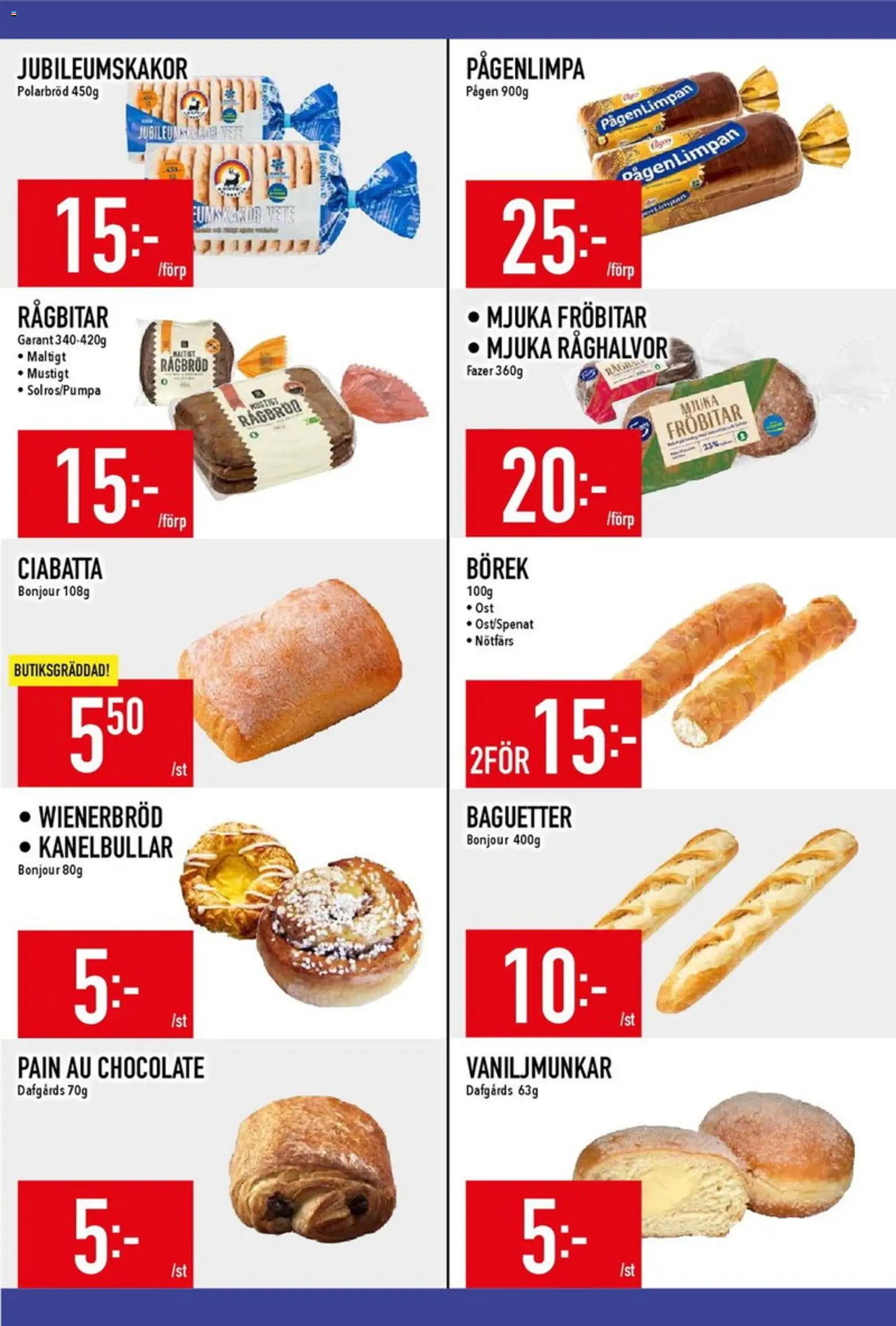 Matdax erbjudanden