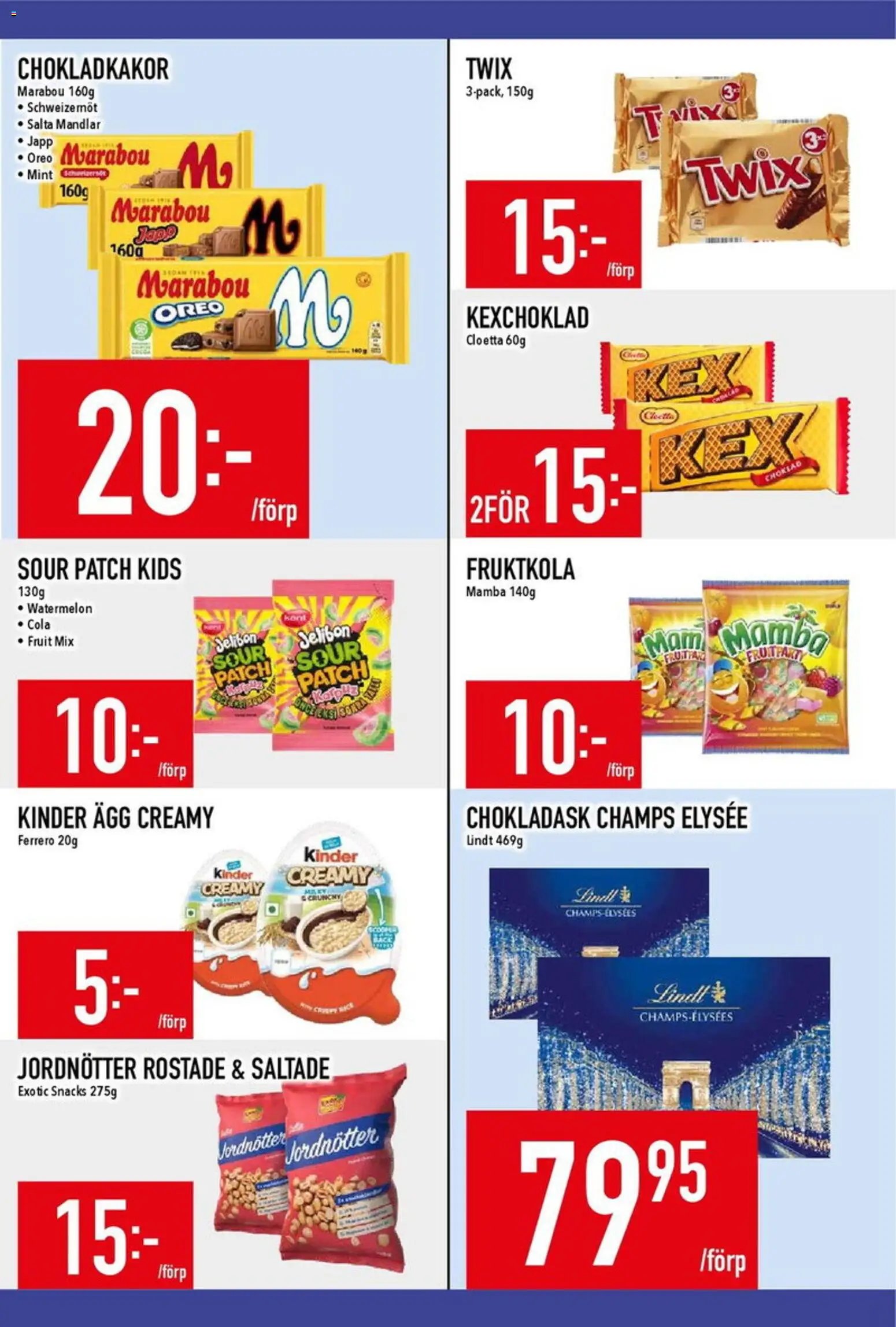 Matdax erbjudanden