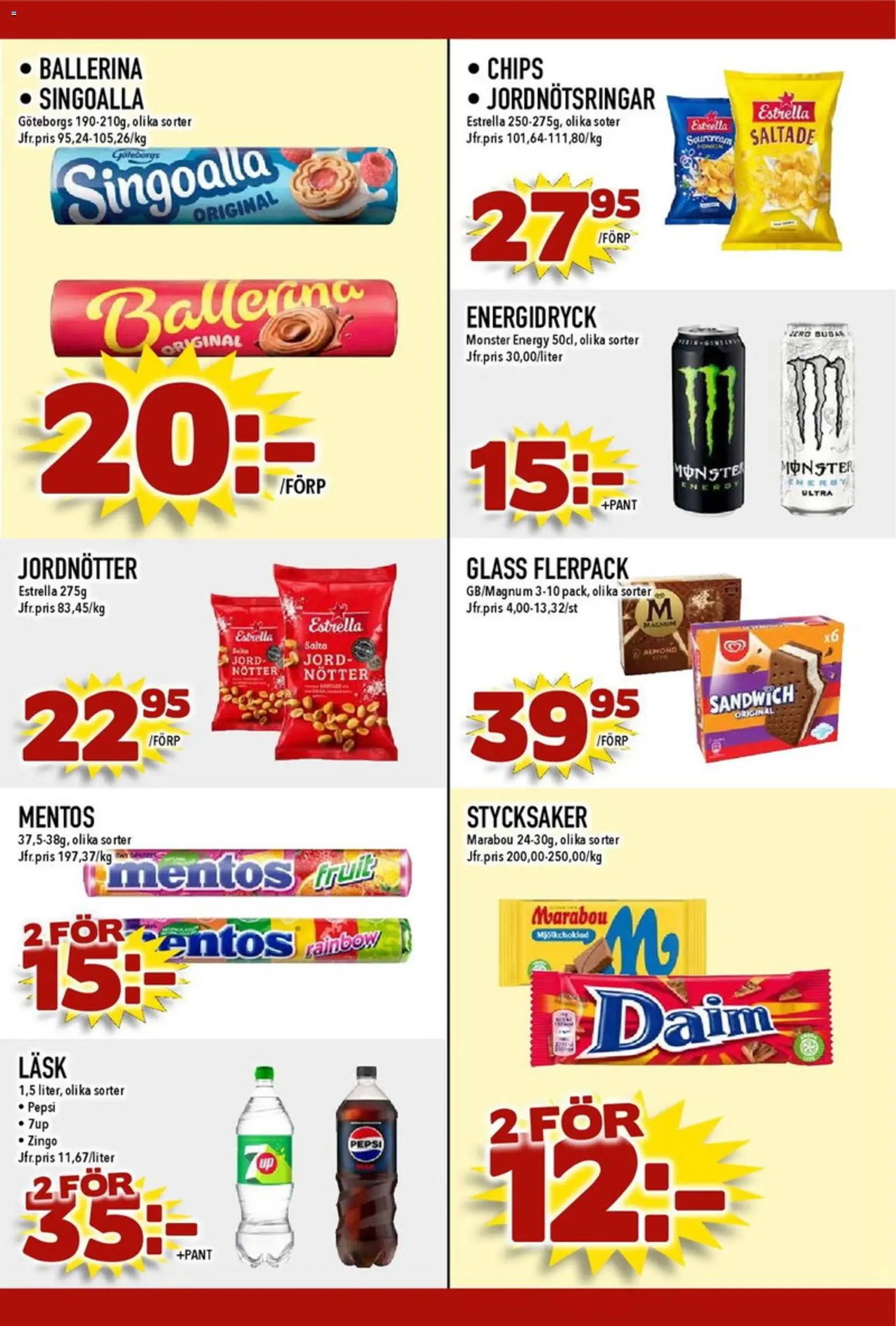 Matdax erbjudanden