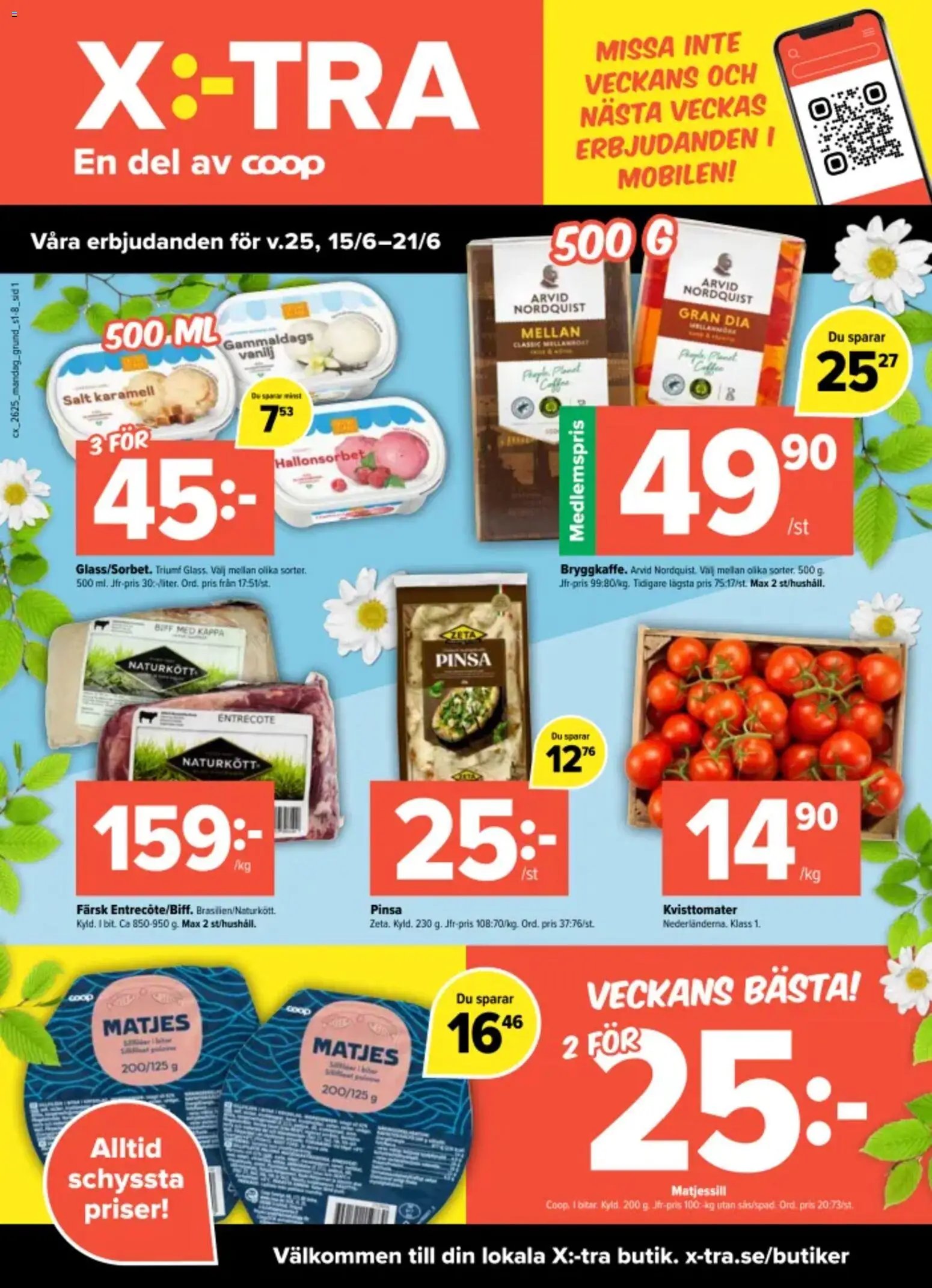 Coop X:-TRA erbjudanden