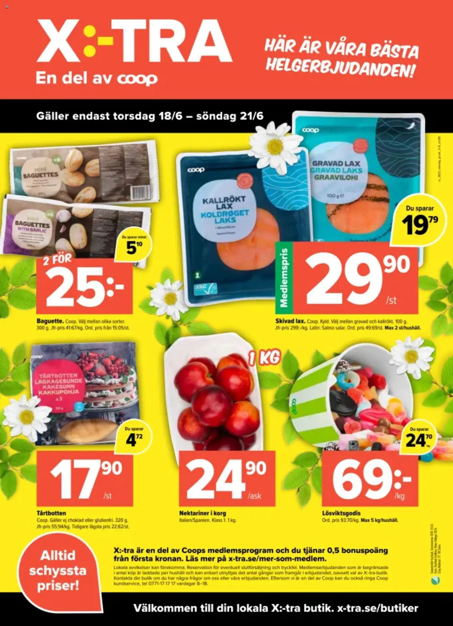 Coop X:-TRA erbjudanden