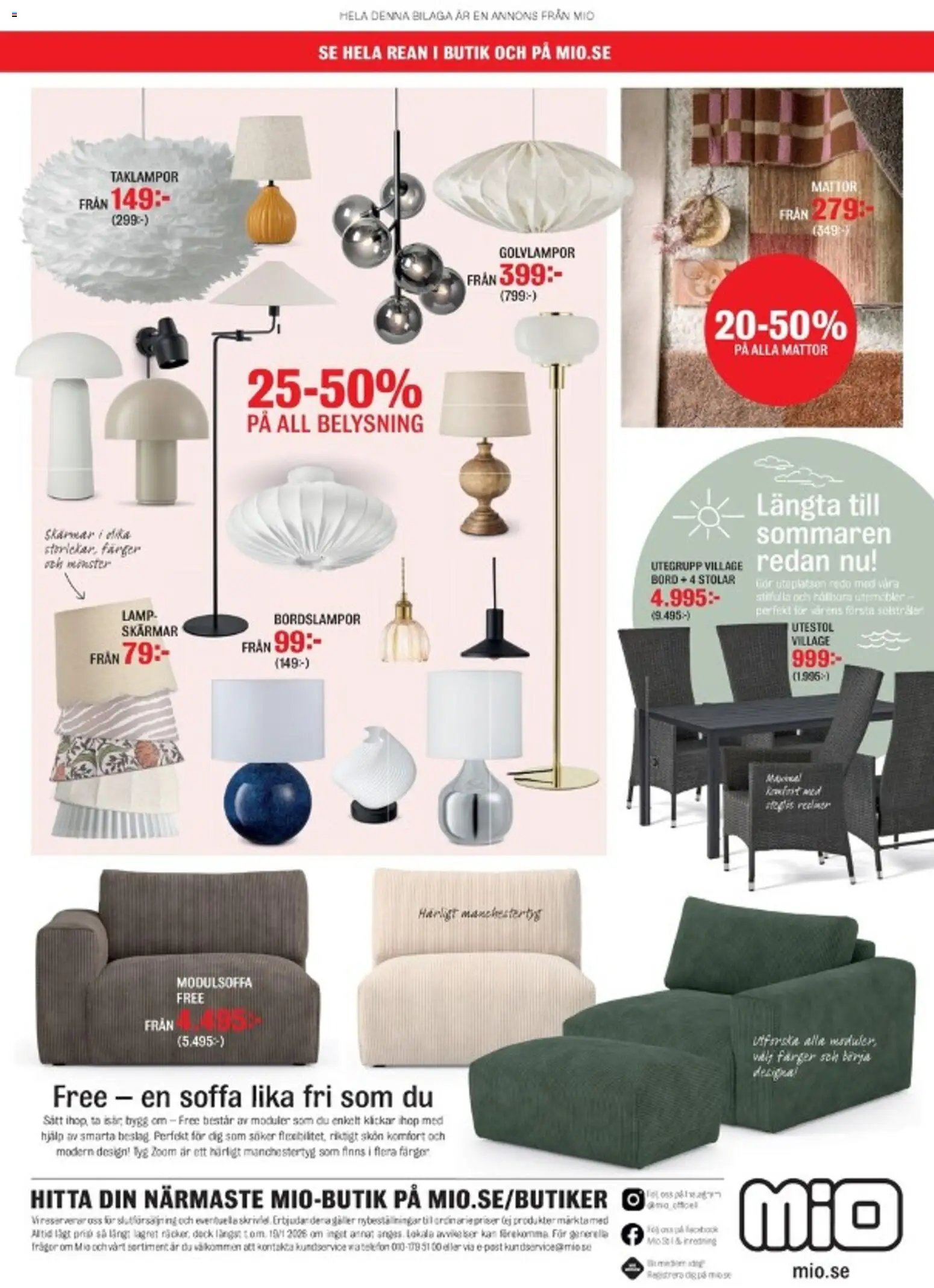 Mio - erbjudanden