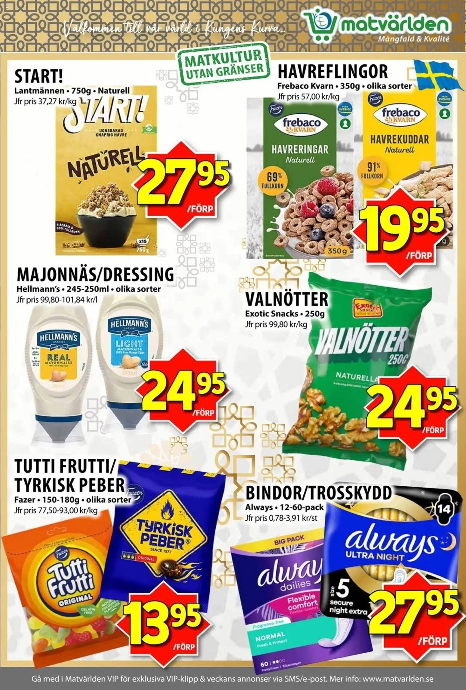 Matvärlden erbjudanden