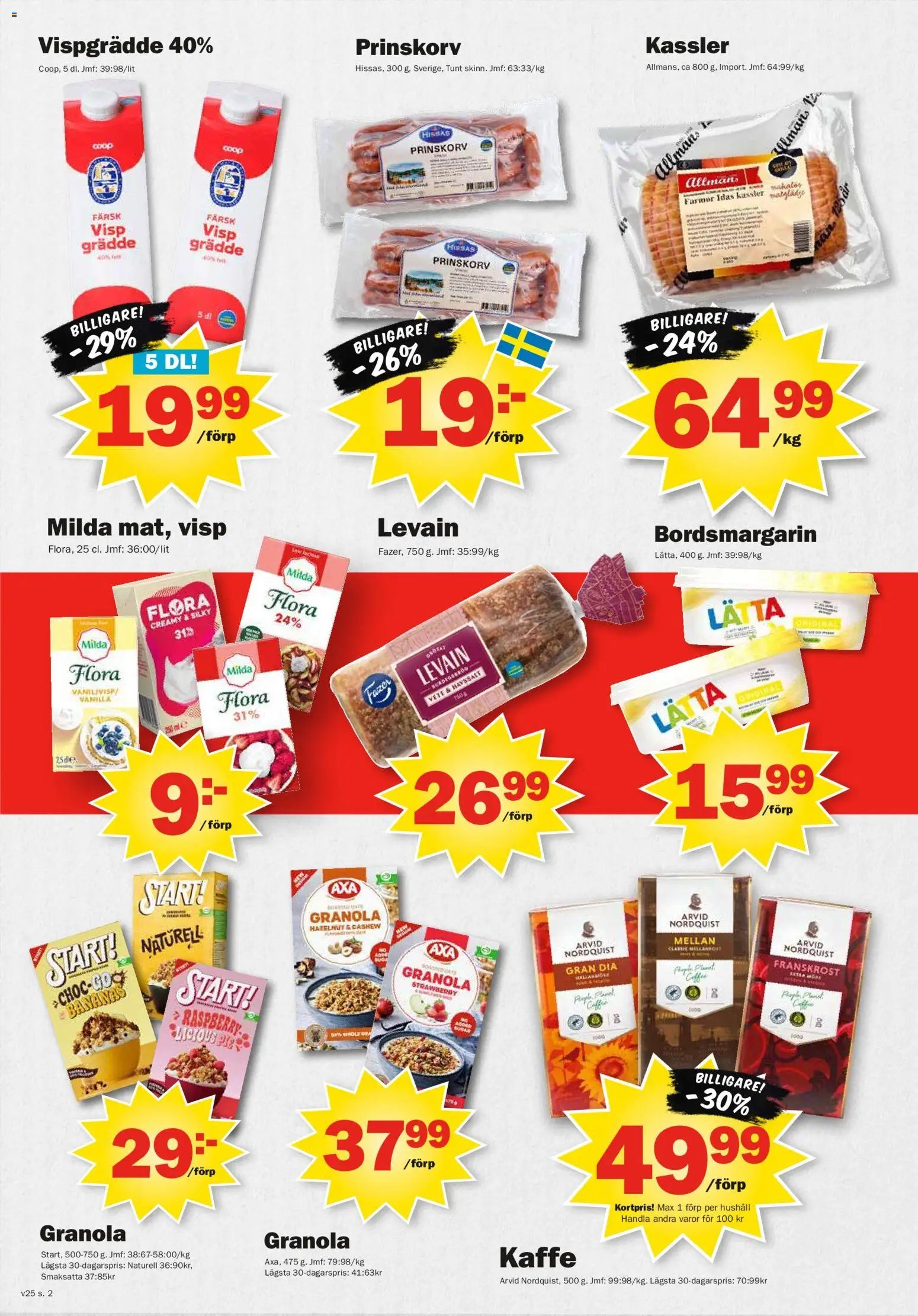 Pekås erbjudanden