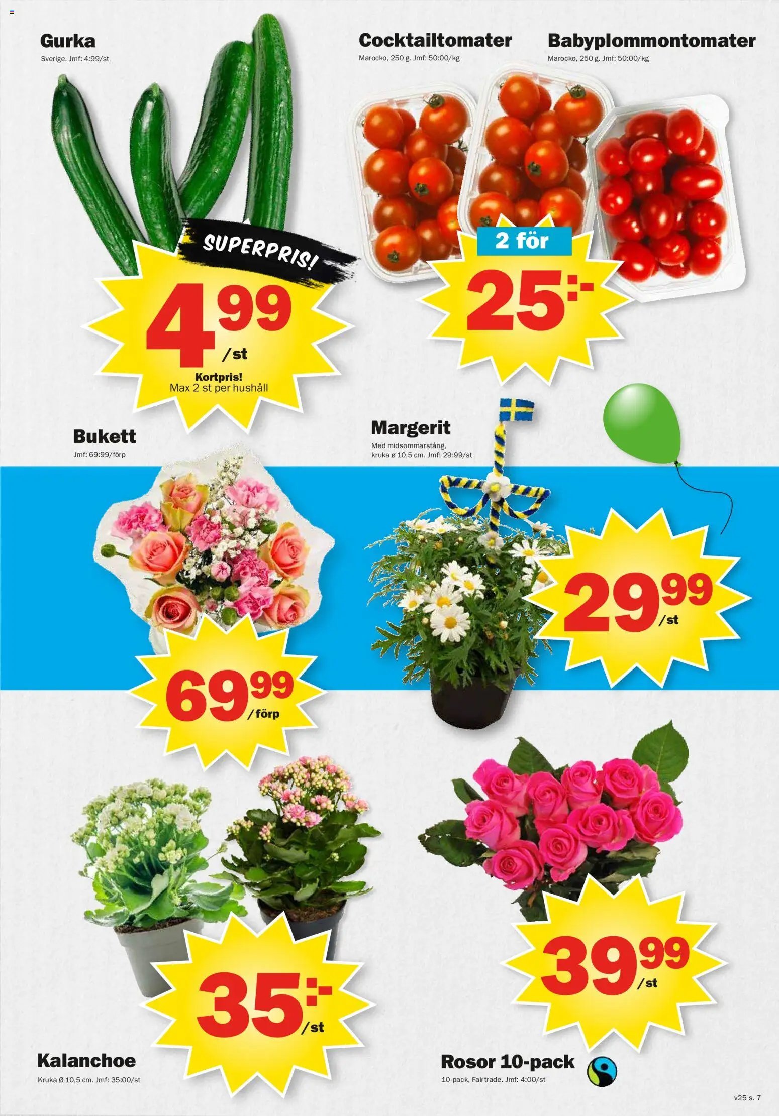 Pekås erbjudanden