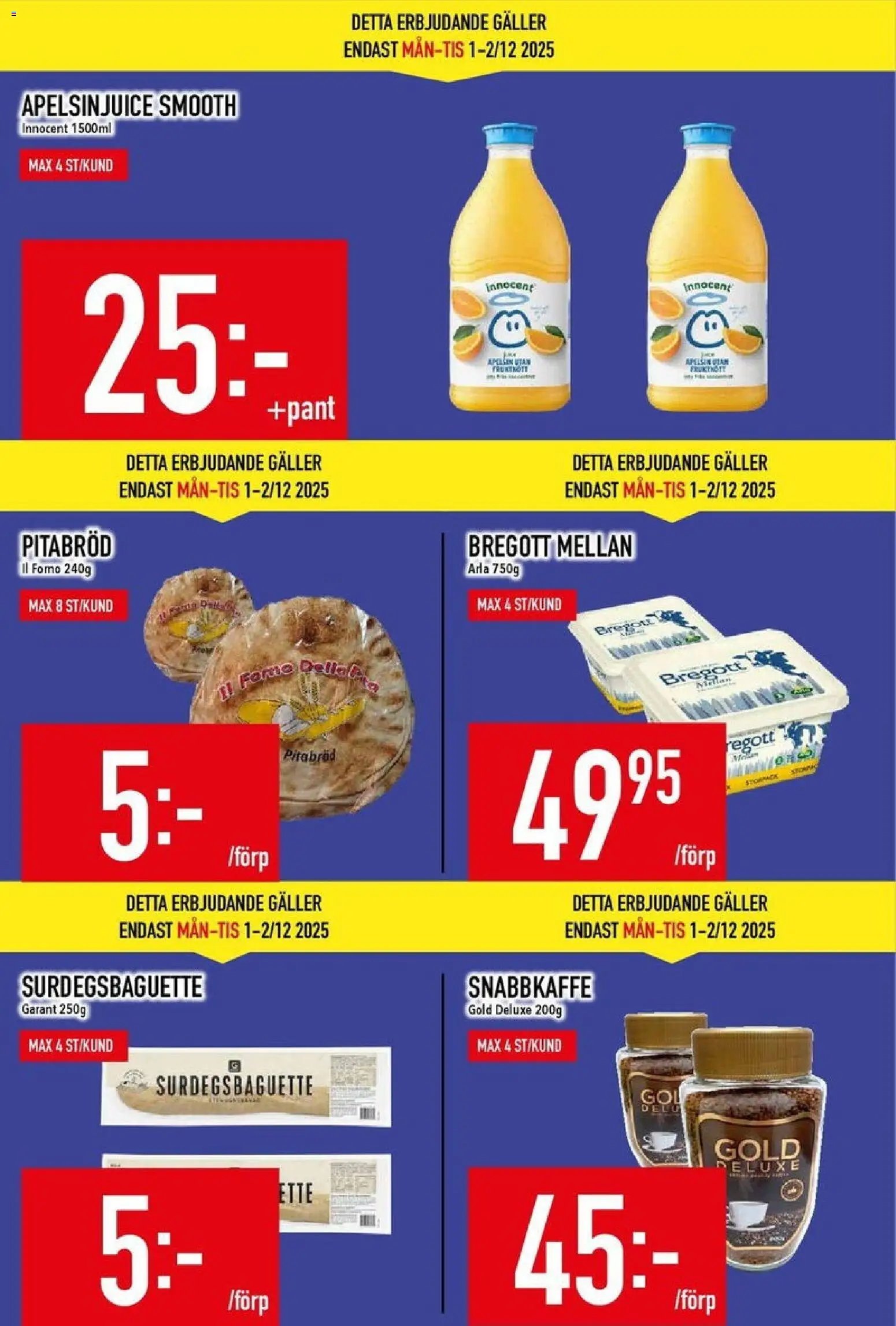 Matdax - erbjudanden