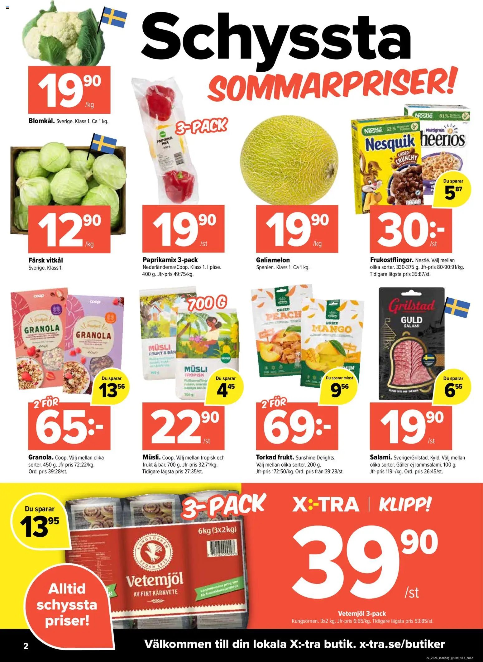 Coop X:-TRA erbjudanden