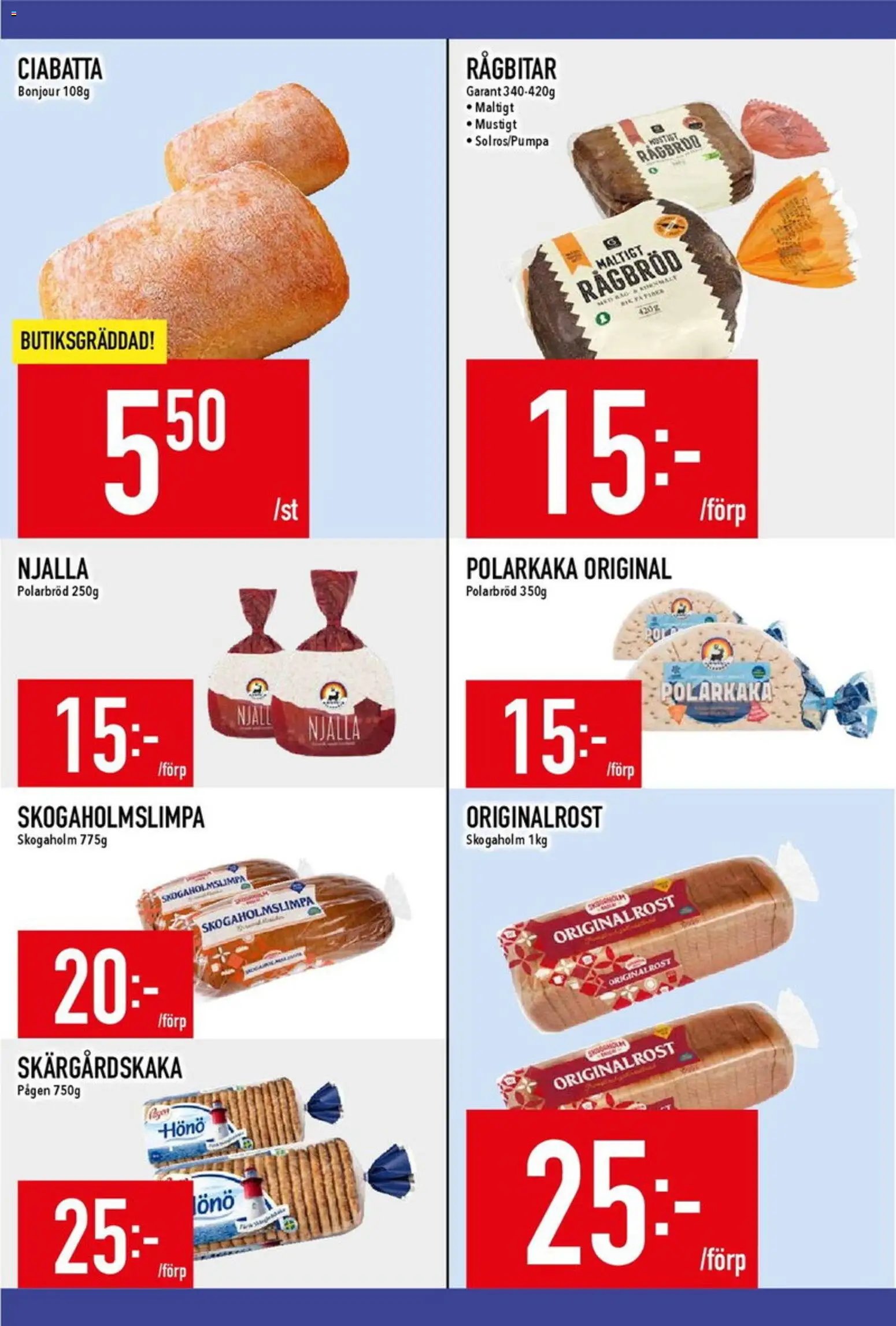 Matdax erbjudanden