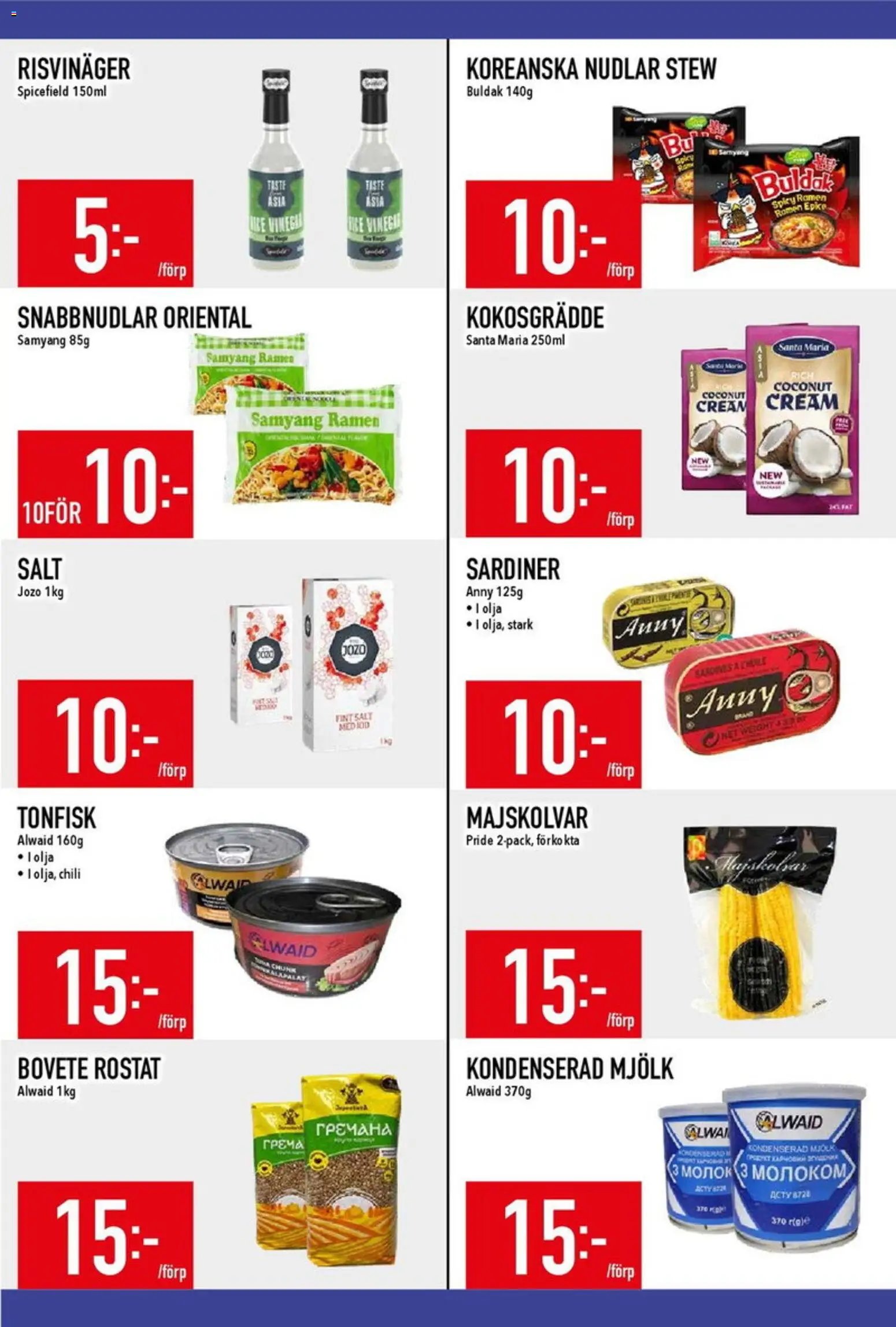Matdax erbjudanden