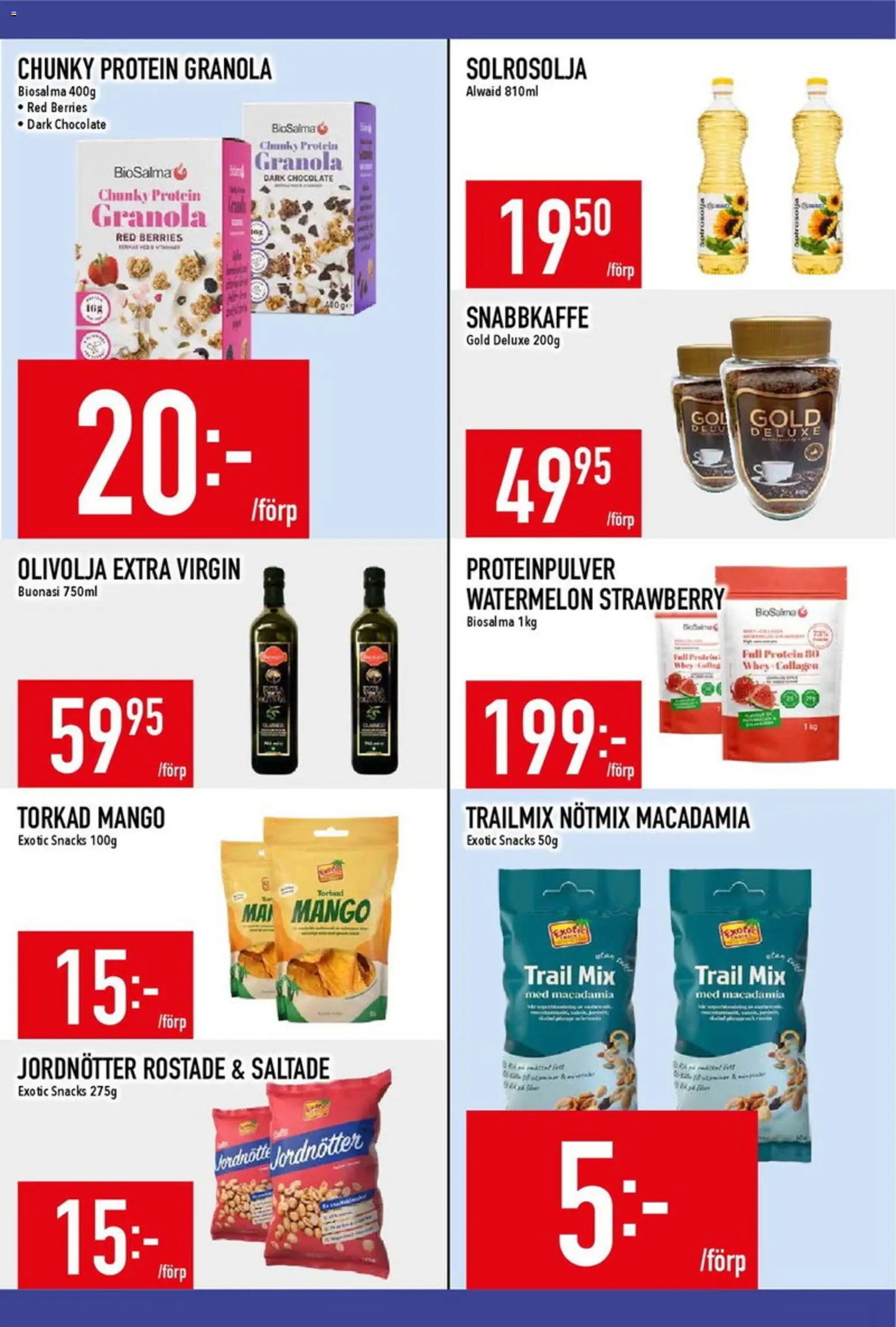 Matdax erbjudanden