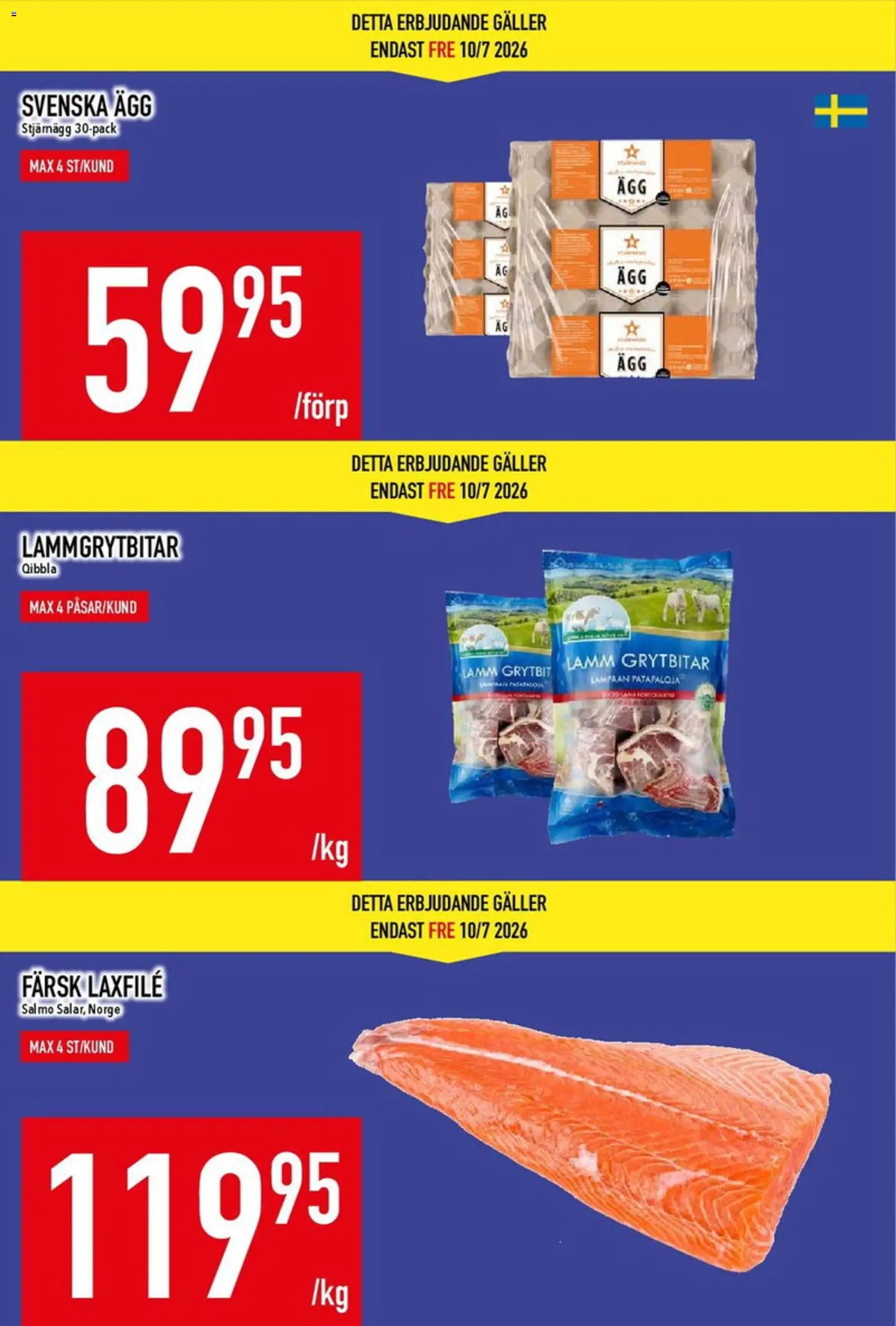 Matdax erbjudanden