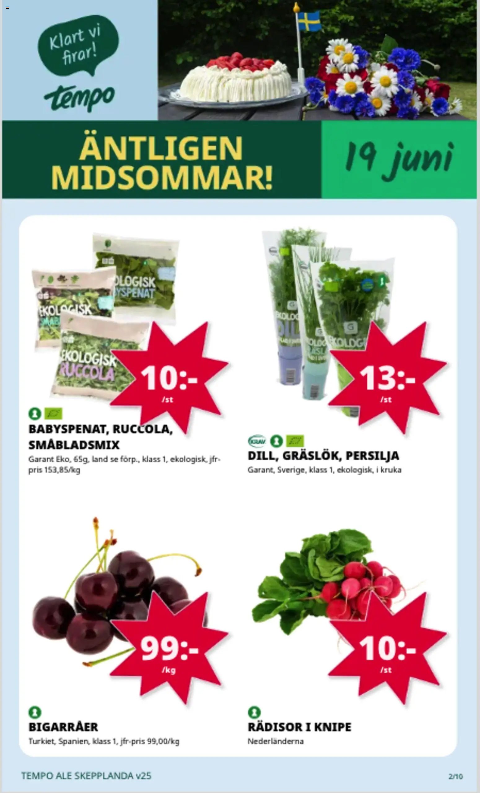 Tempo erbjudanden
