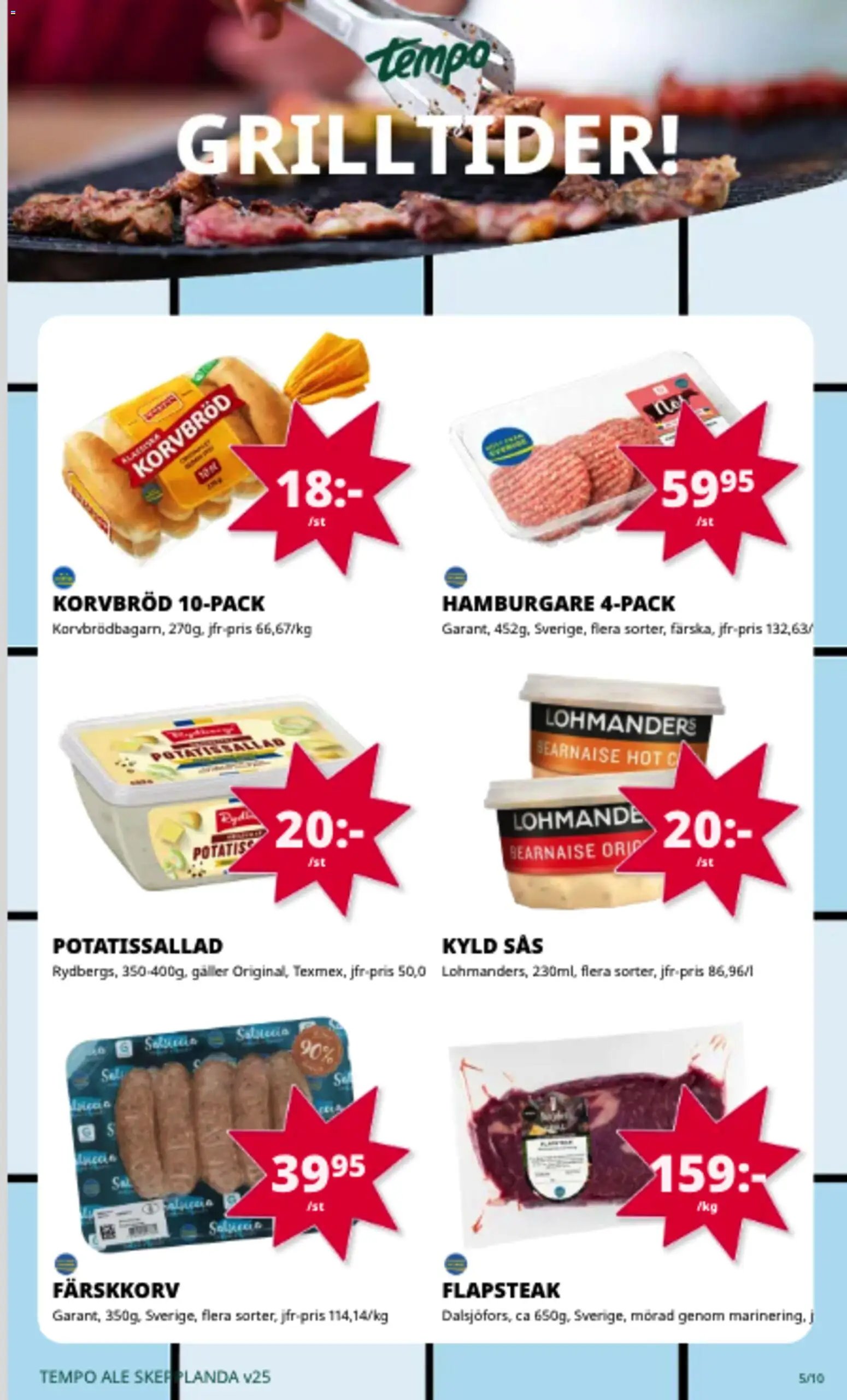 Tempo erbjudanden