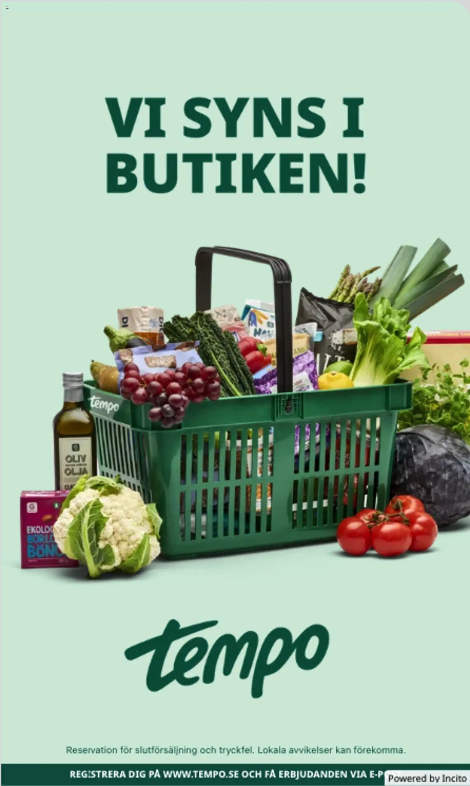 Tempo erbjudanden