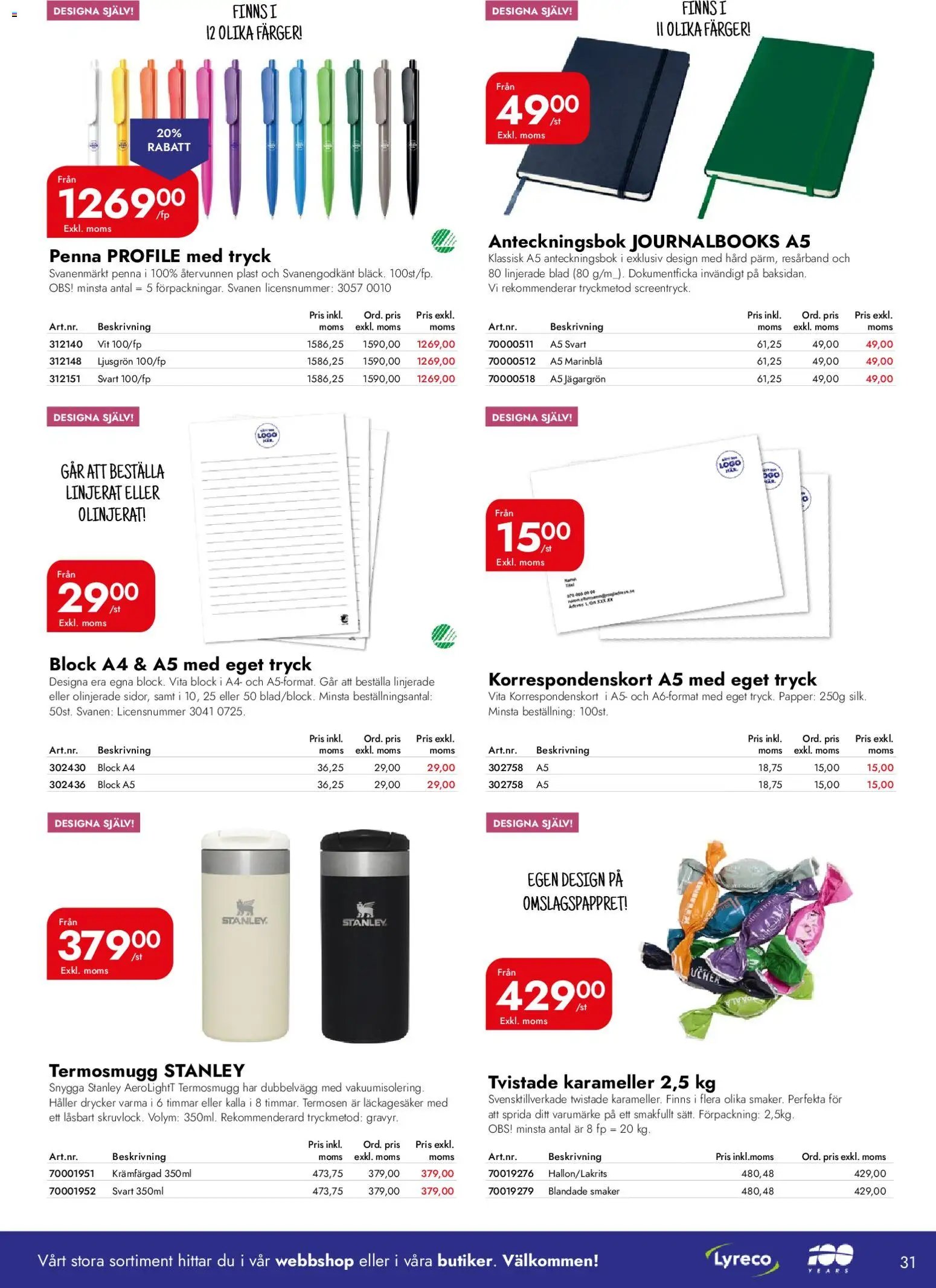 Lyreco - erbjudanden