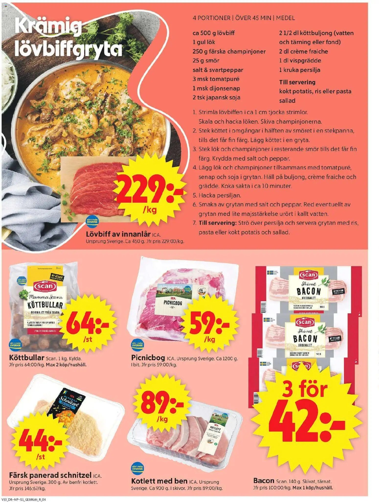 ICA Supermarket erbjudanden