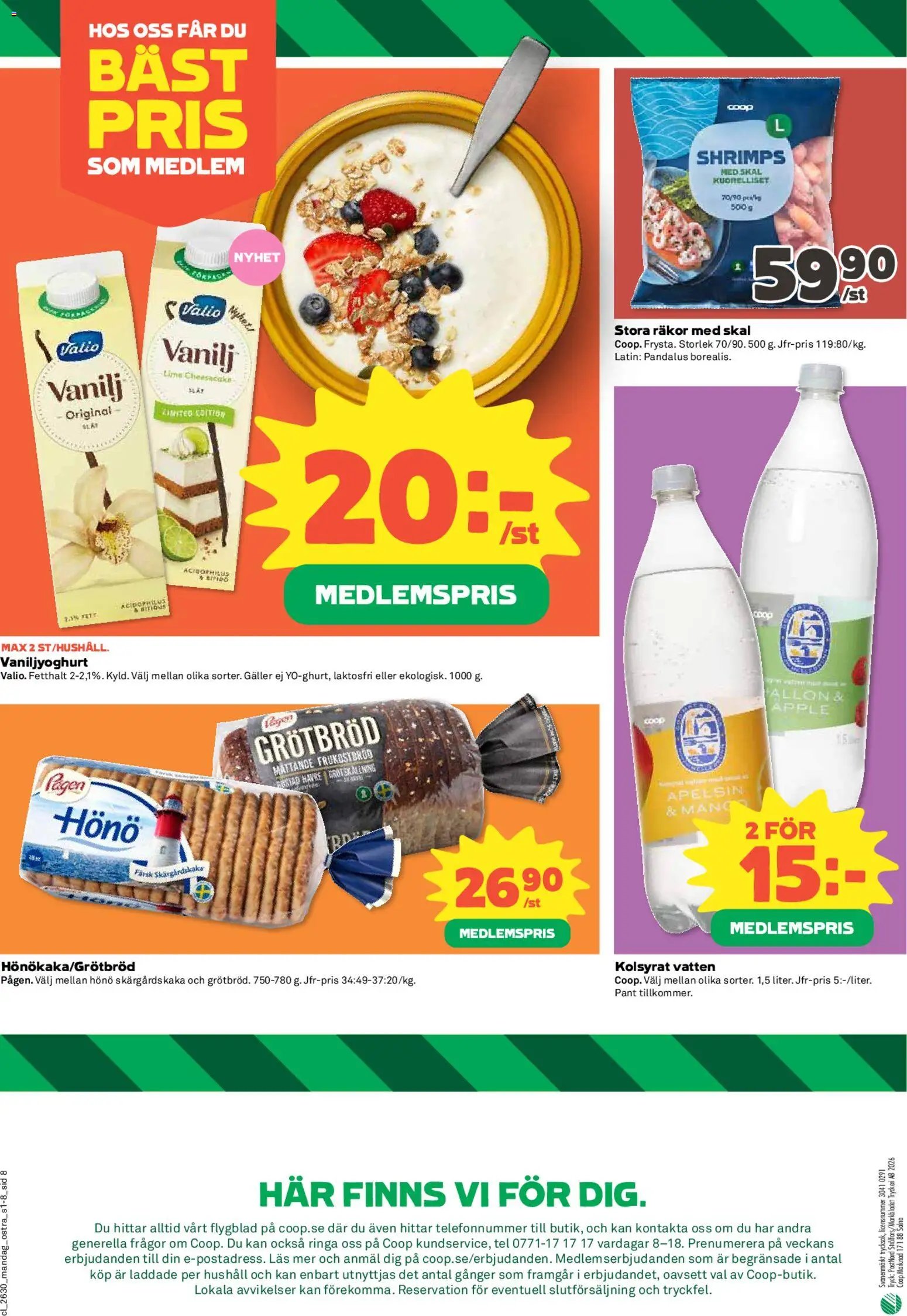 Coop Daglivs erbjudanden