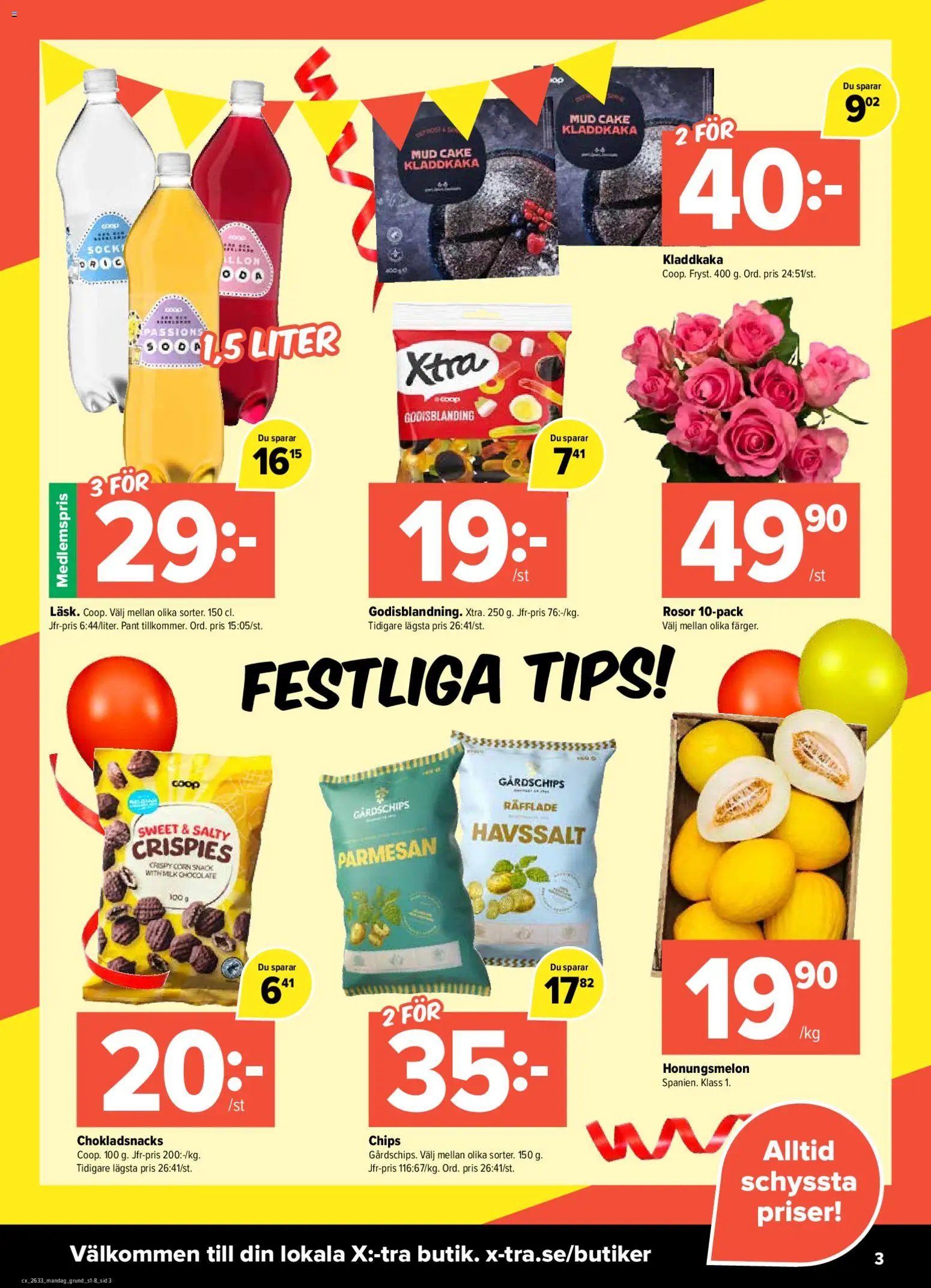 Coop X:-TRA erbjudanden