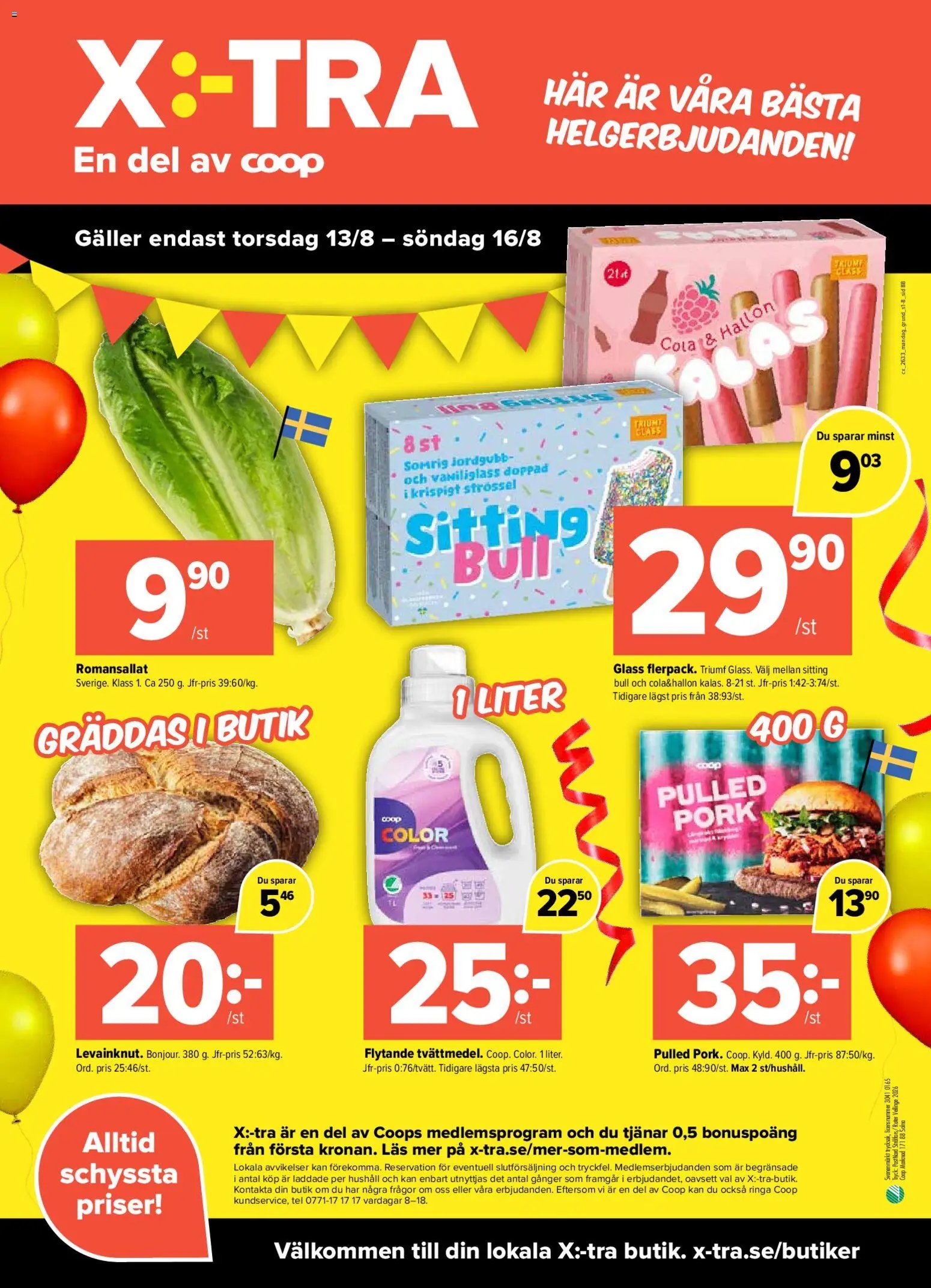 Coop X:-TRA erbjudanden