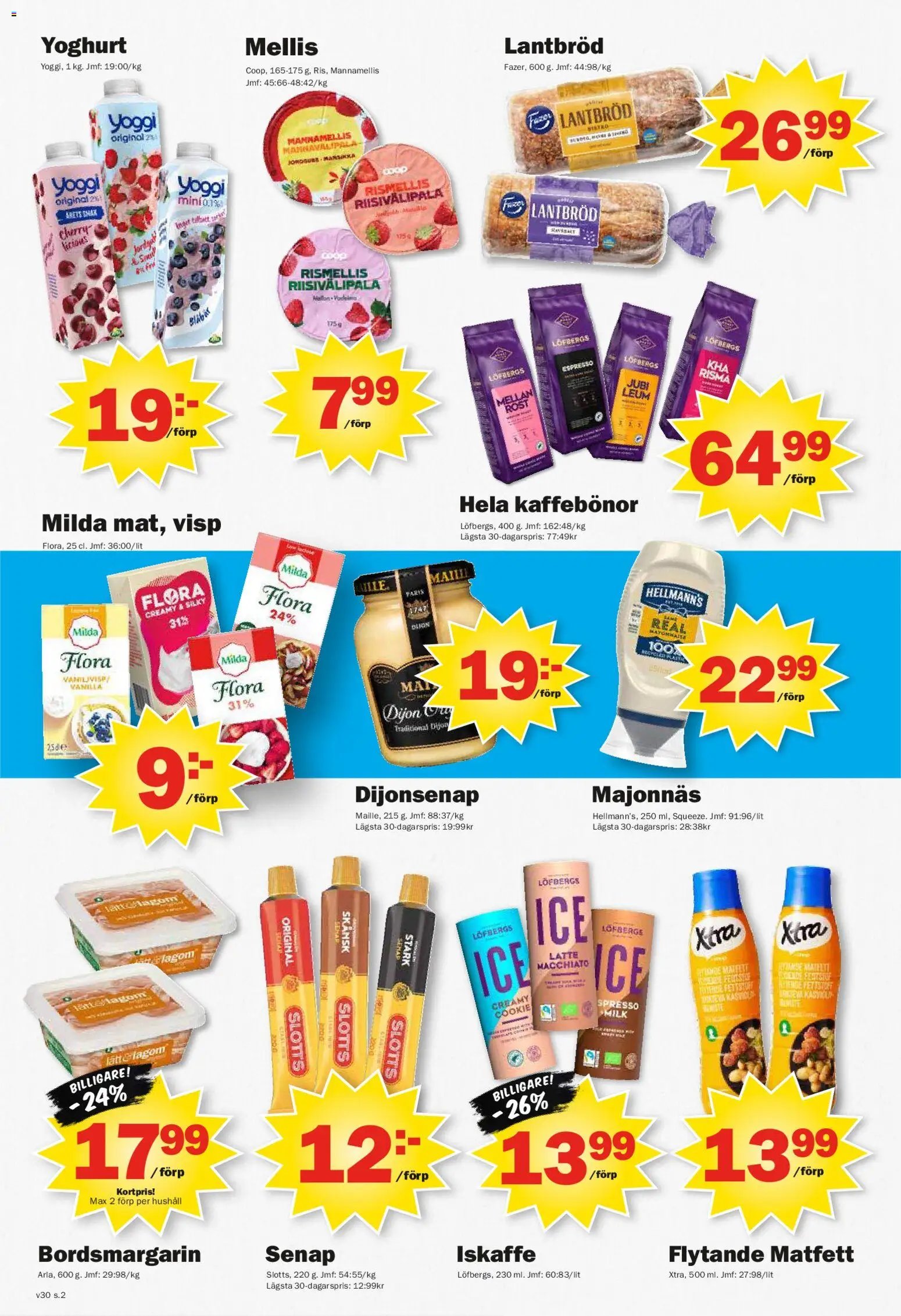 Pekås erbjudanden