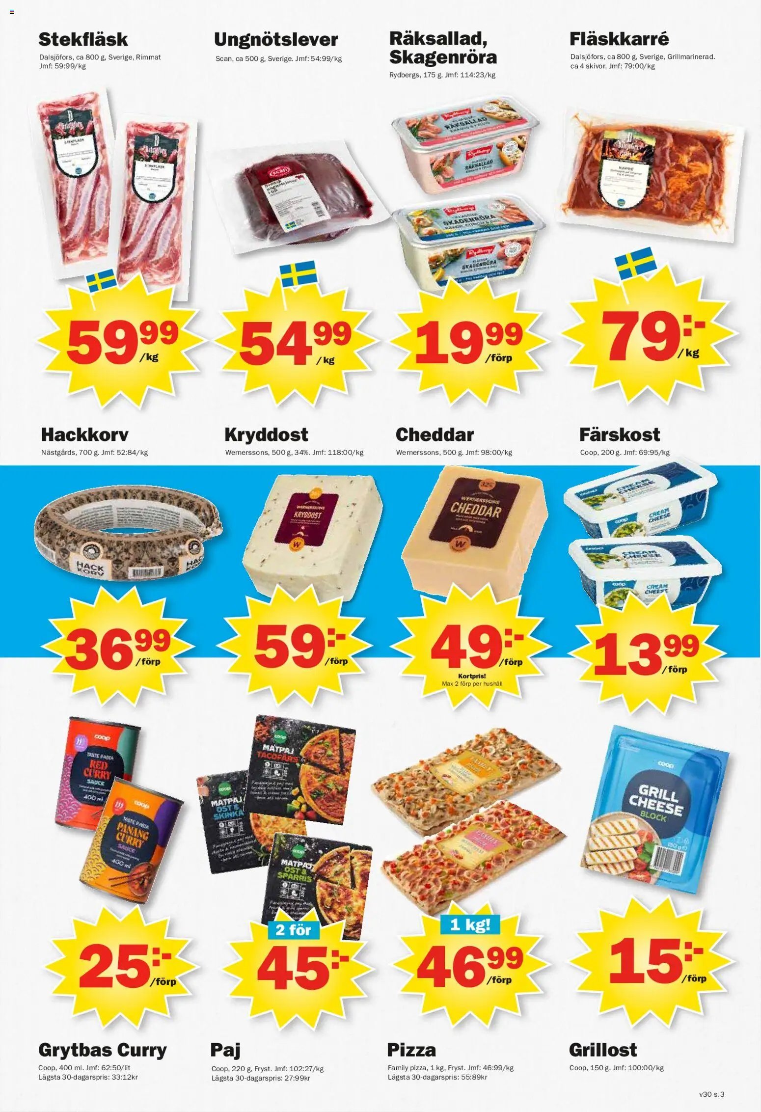 Pekås erbjudanden