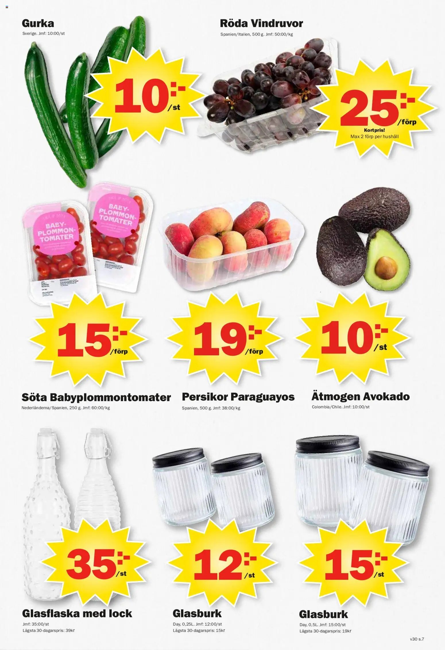 Pekås erbjudanden