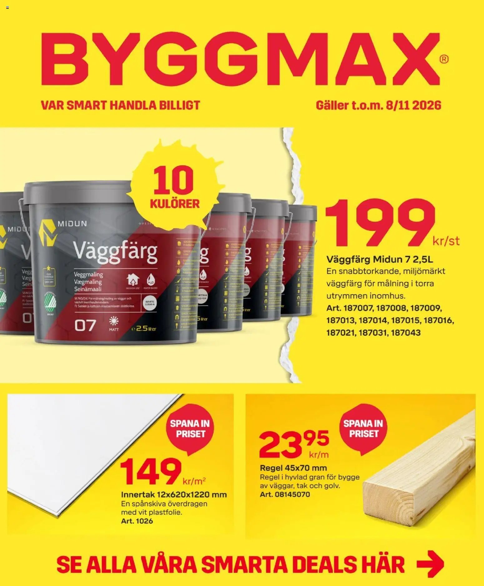 ByggMax erbjudanden