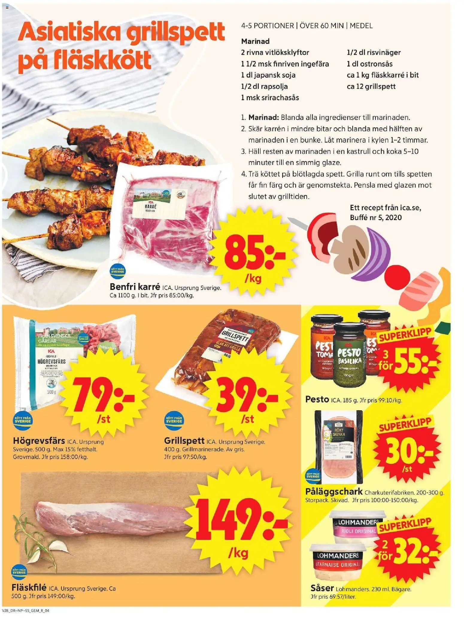 ICA Supermarket - Aktuella erbjudanden