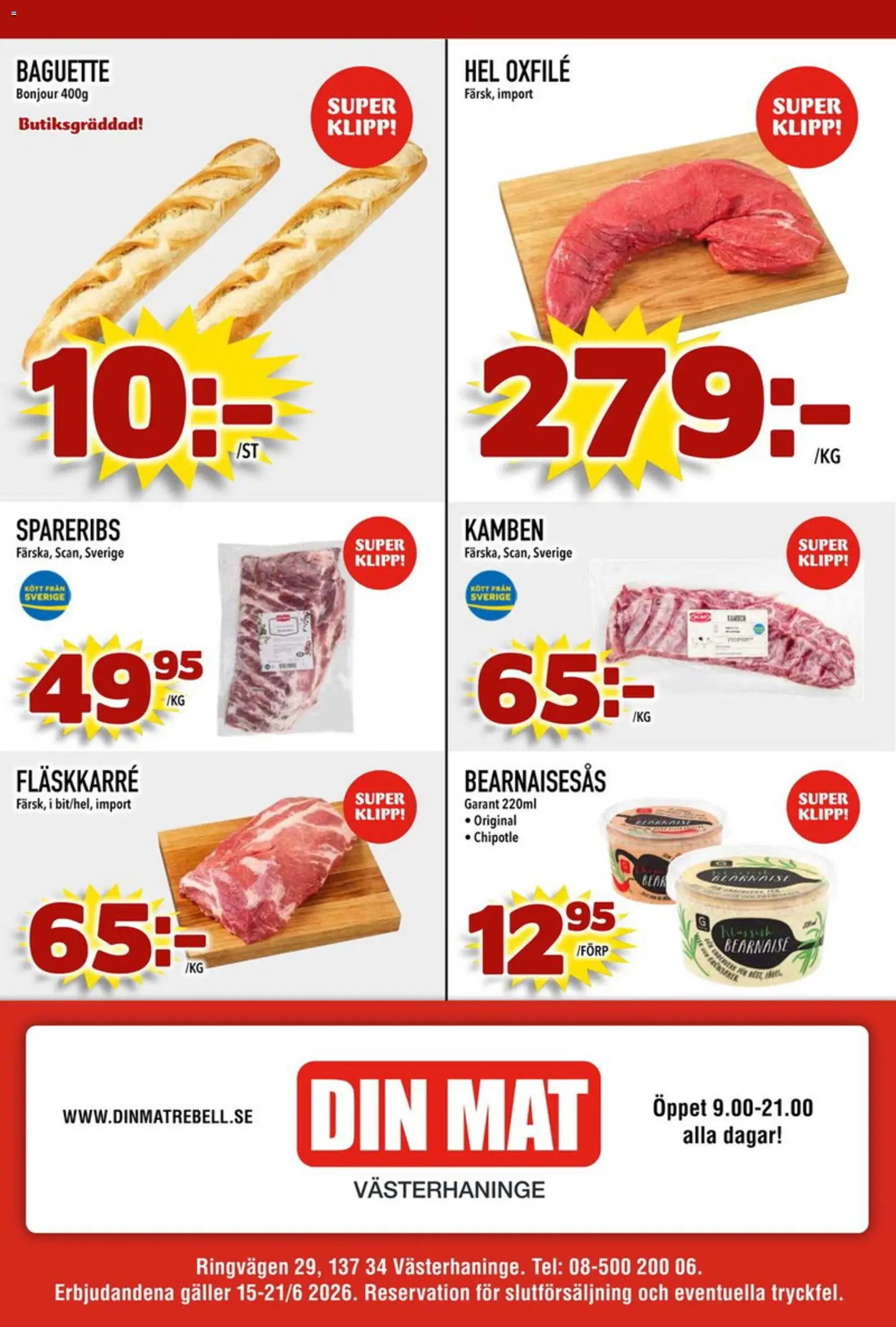 Din Mat erbjudanden