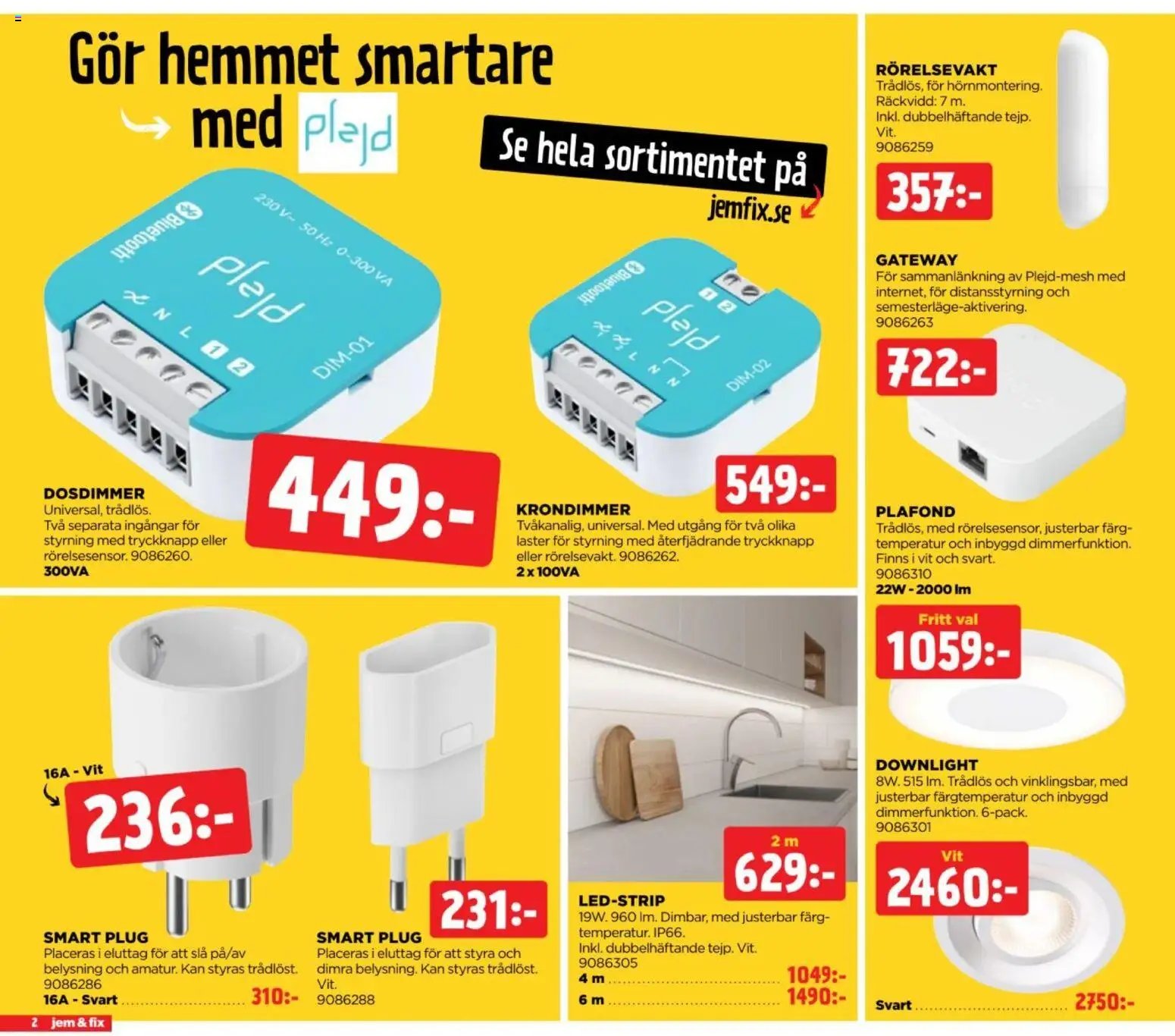 Jem & Fix erbjudanden