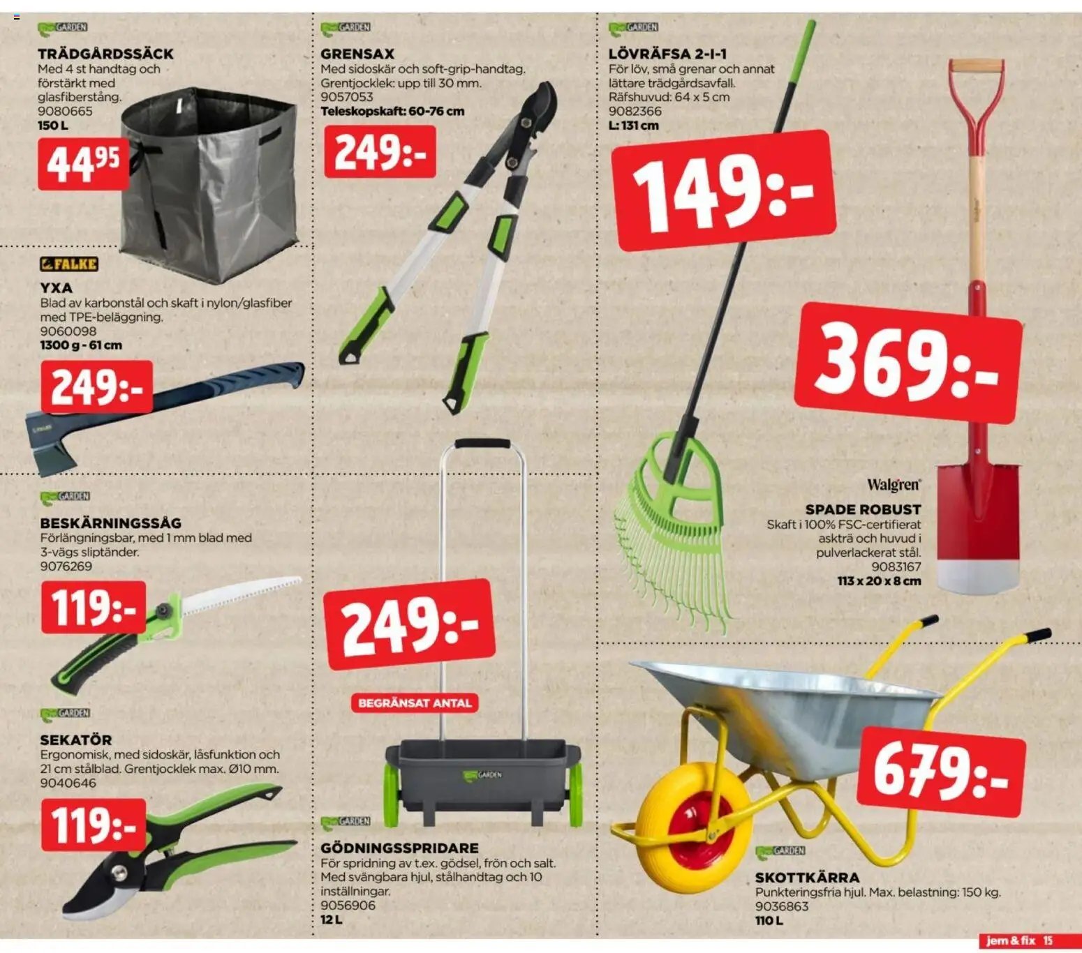 Jem & Fix erbjudanden