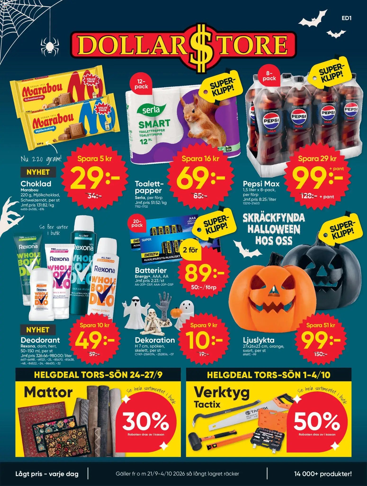 Dollar Store erbjudanden