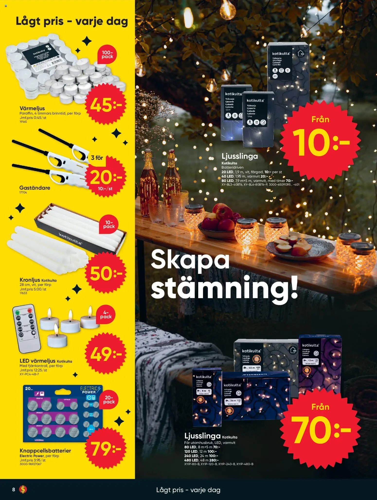 Dollar Store erbjudanden