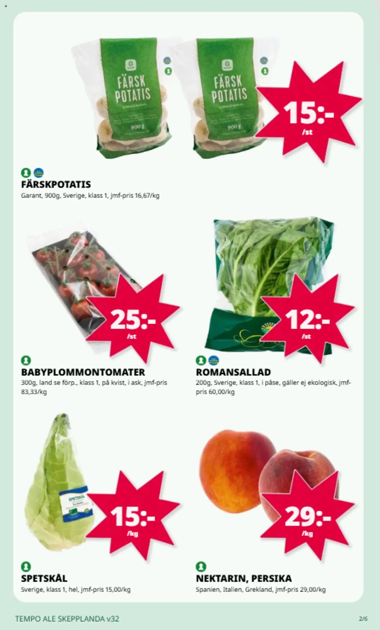 Tempo erbjudanden