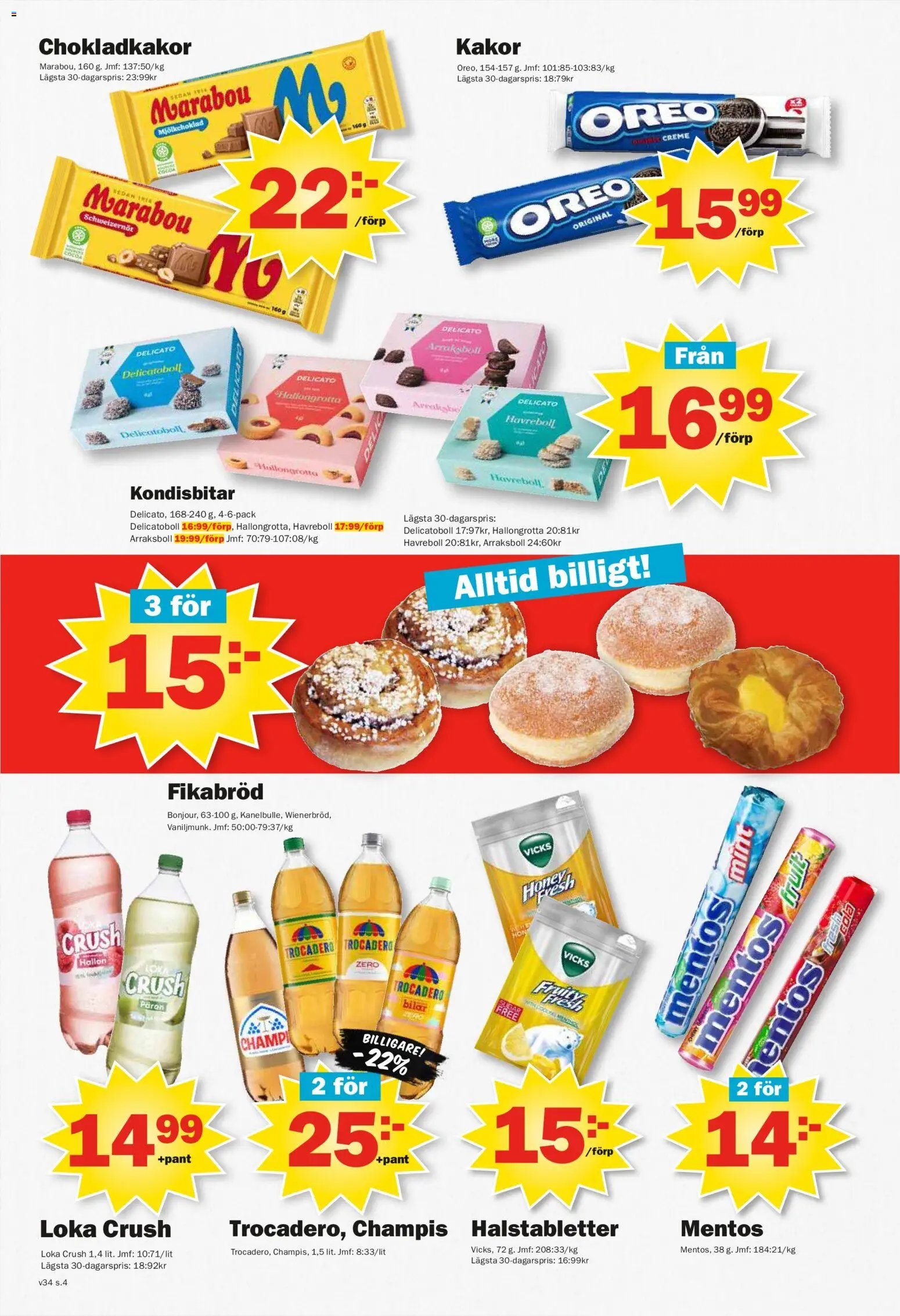 Pekås erbjudanden