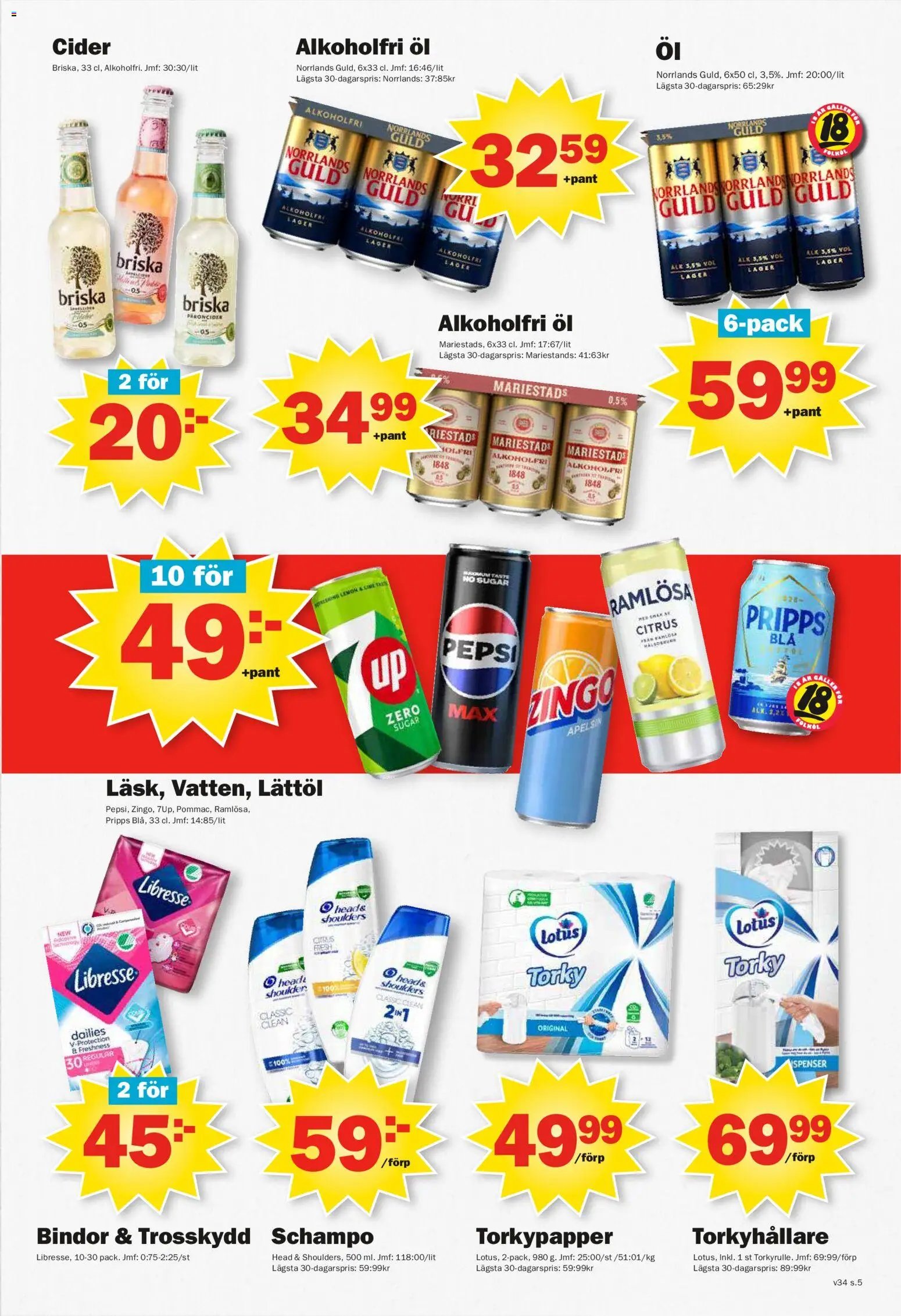 Pekås erbjudanden