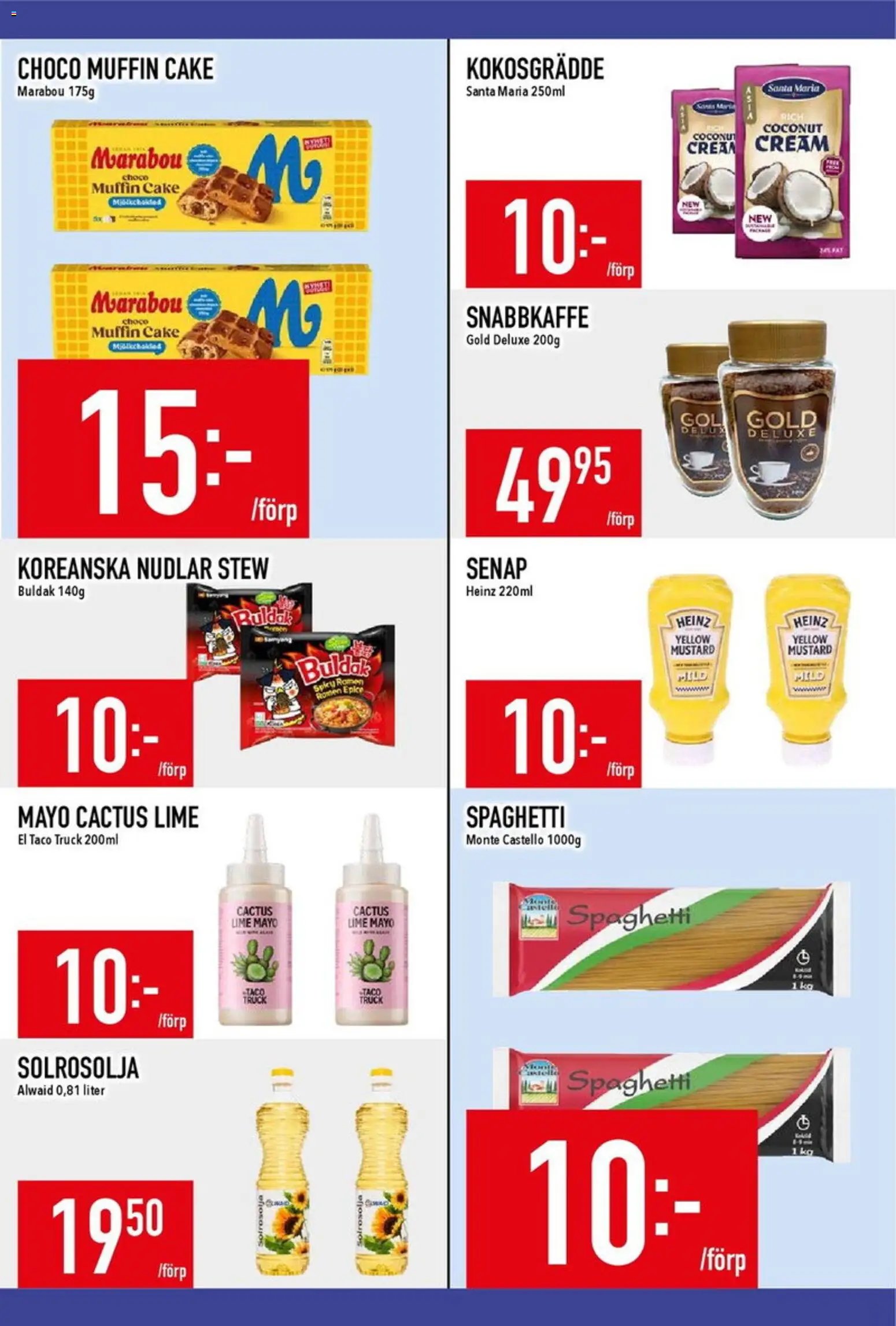 Matdax erbjudanden