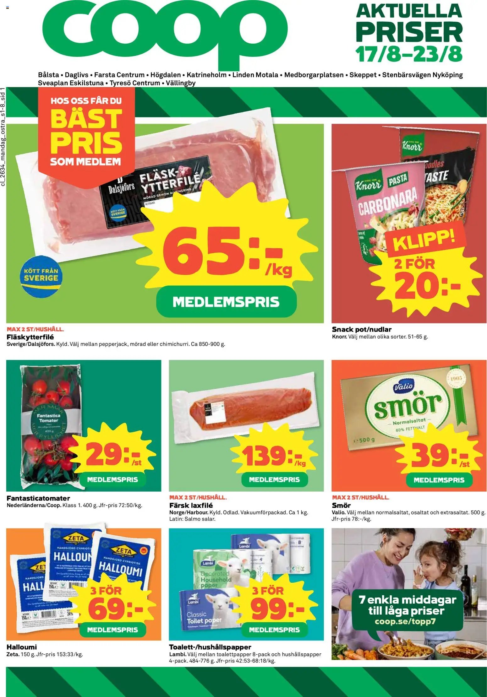 Coop Daglivs erbjudanden