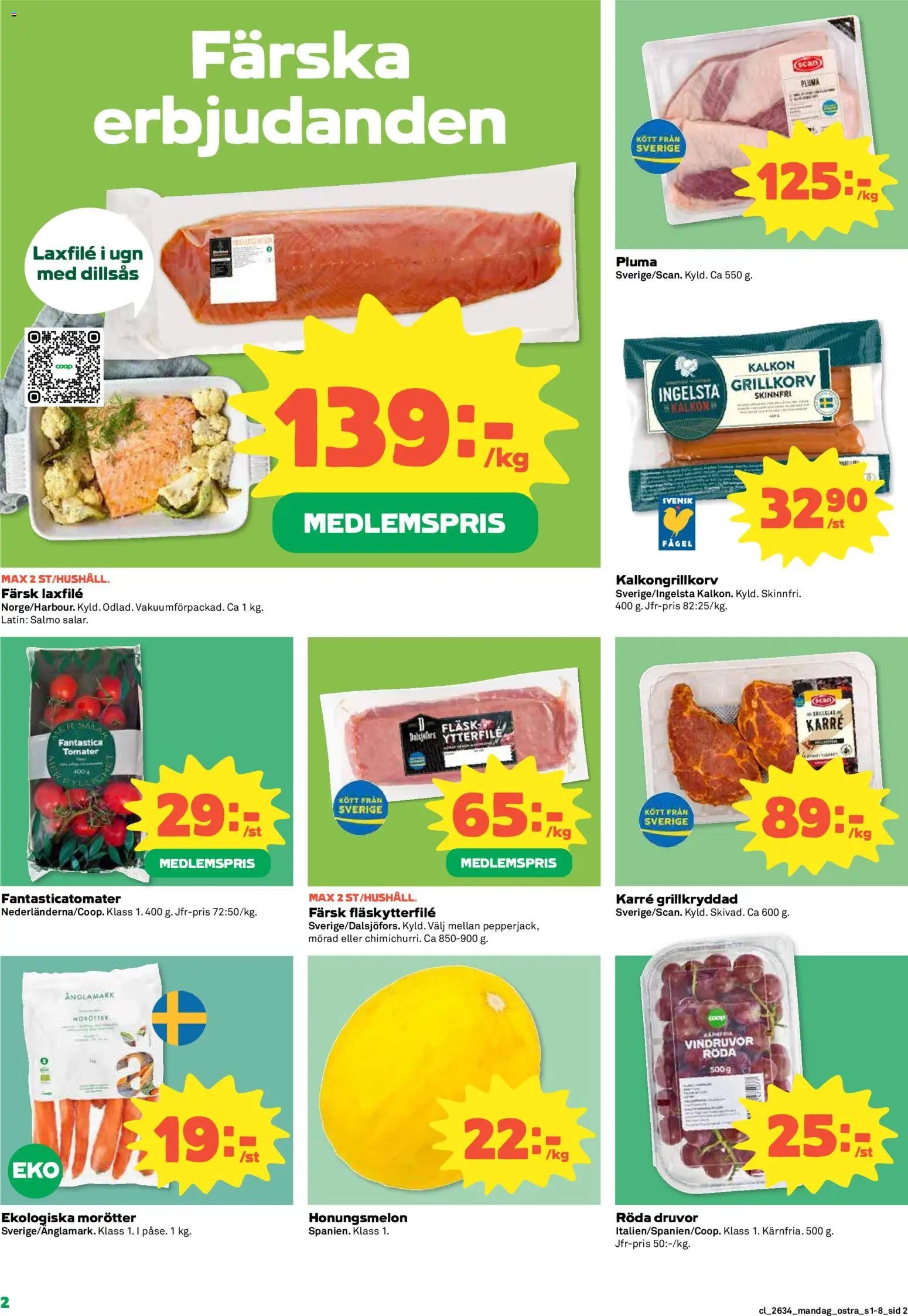 Coop Daglivs erbjudanden