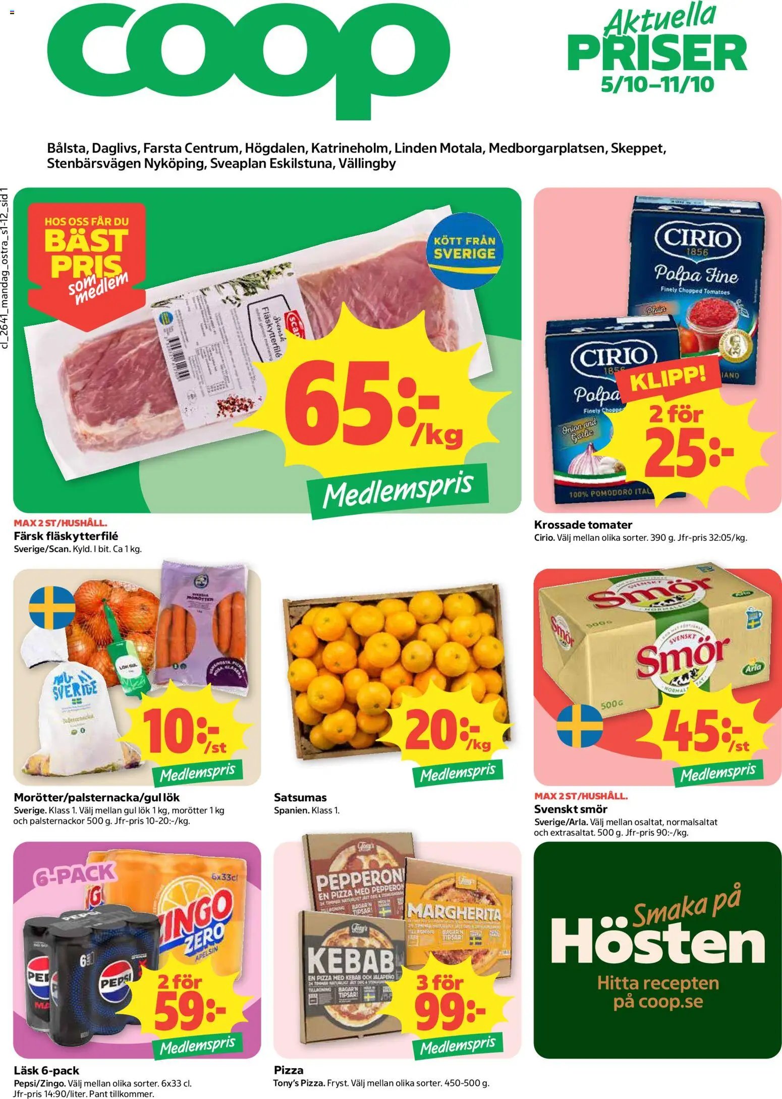Coop Daglivs erbjudanden